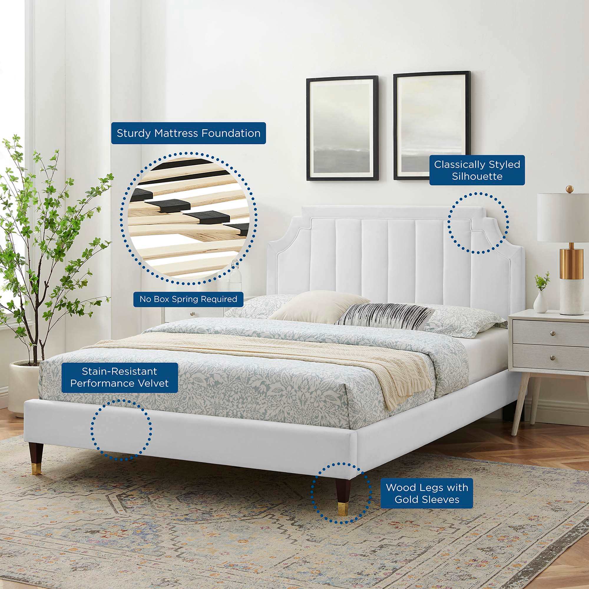 Modway MOD-6713-WHI beds - View #6
