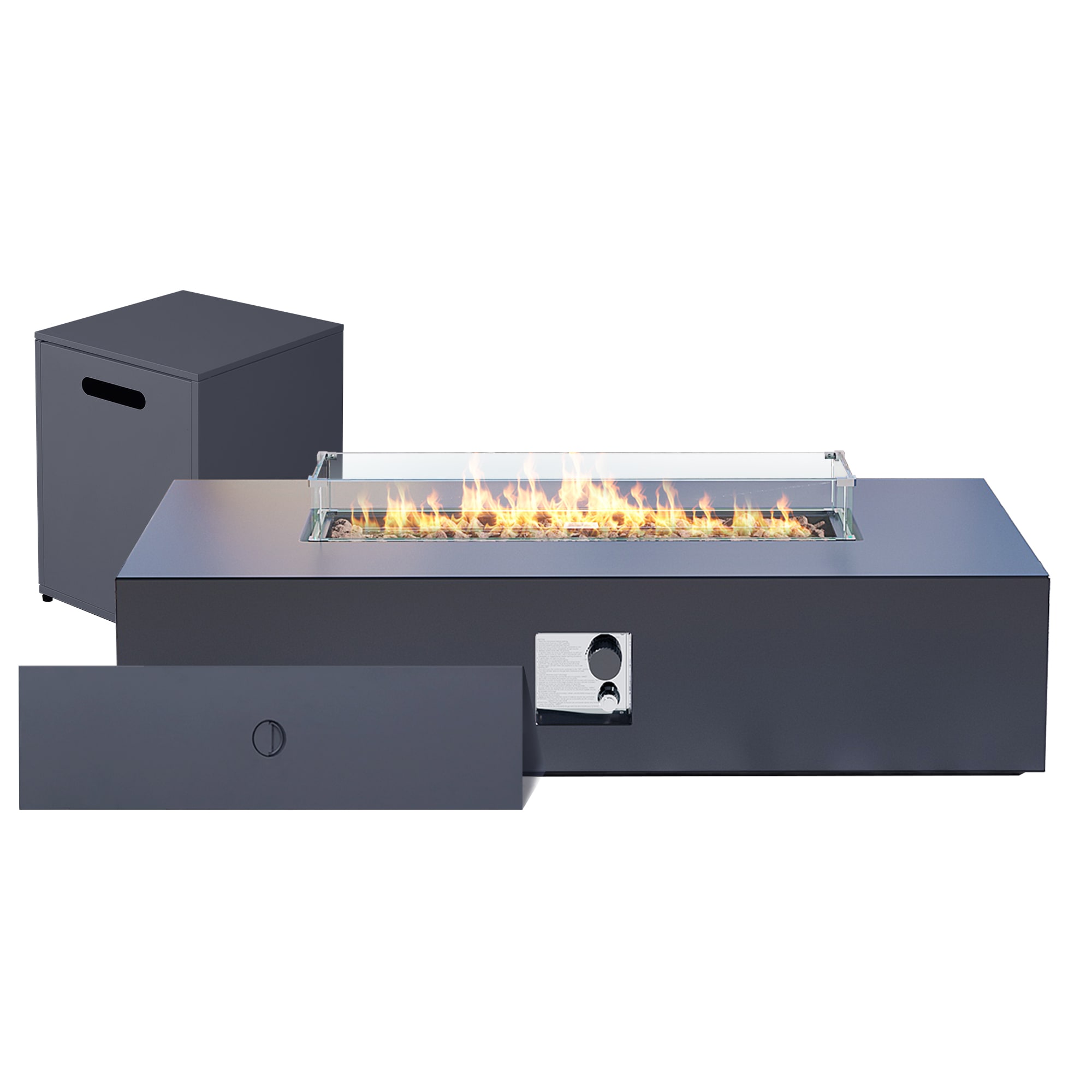 Patio Watcher 56TP-GREY-DK-BLZWST Outdoor-Gas-Firepits - View #2