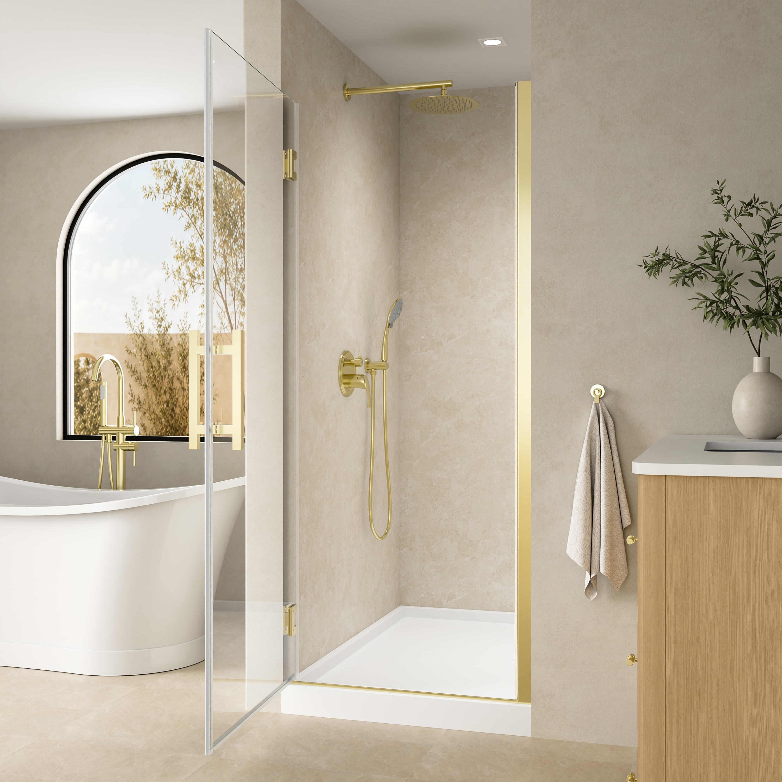 WELLFOR FLEX-D2930BG Shower-Doors - View #6