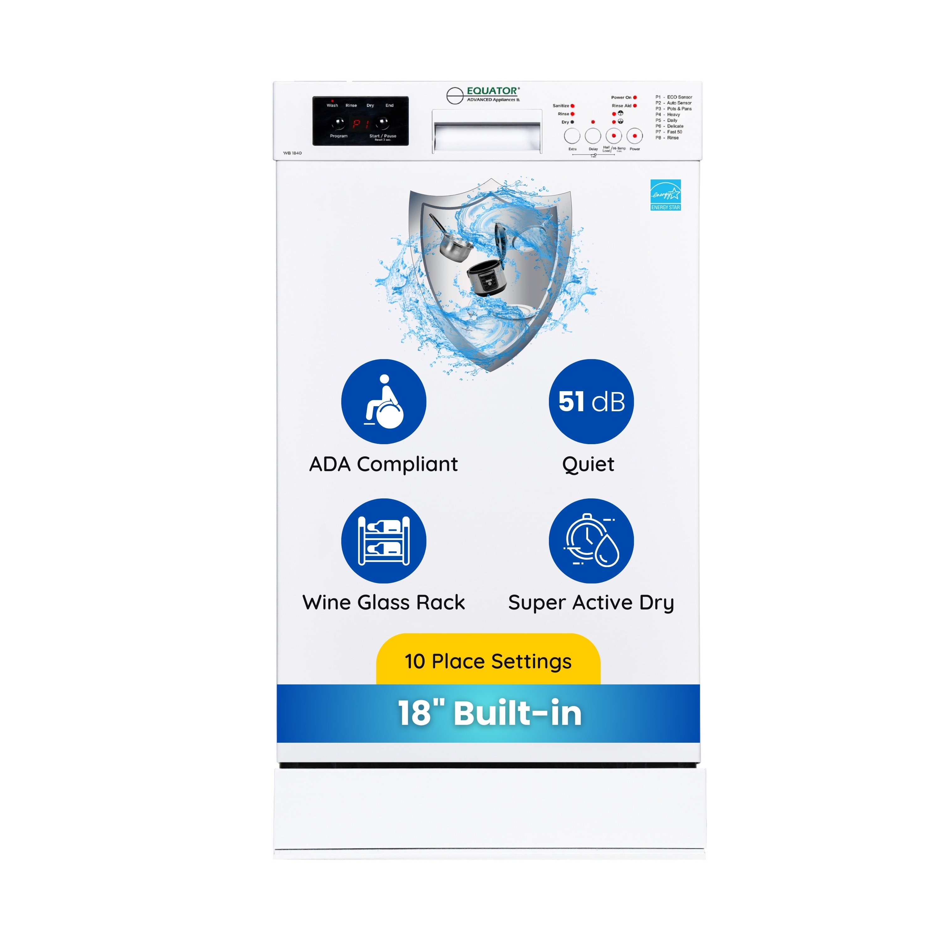 Equator Advanced Appliances WB 1840 Builtin-Dish - View #3