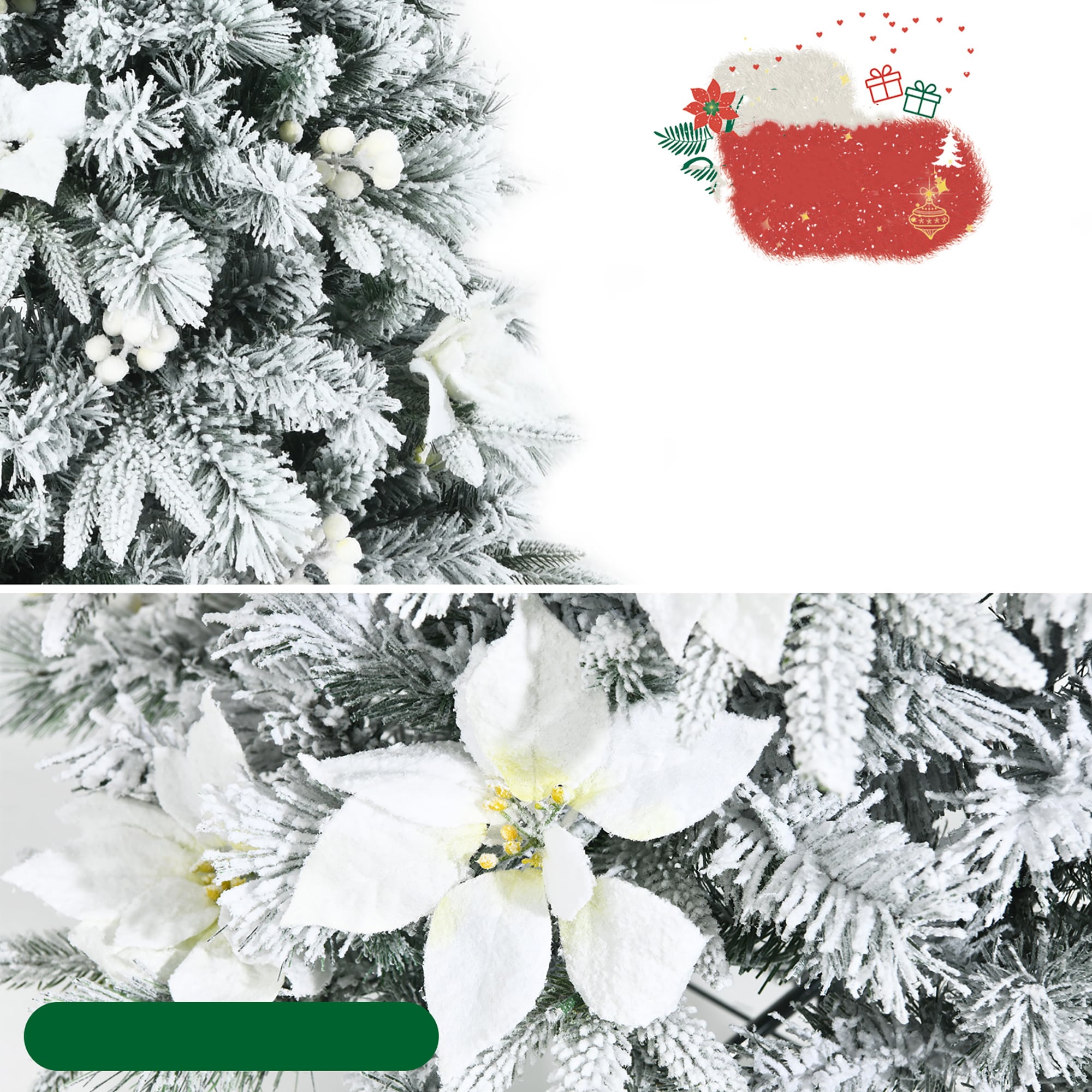 Costway CM23502 Artificial-Christmas-Trees - View #4