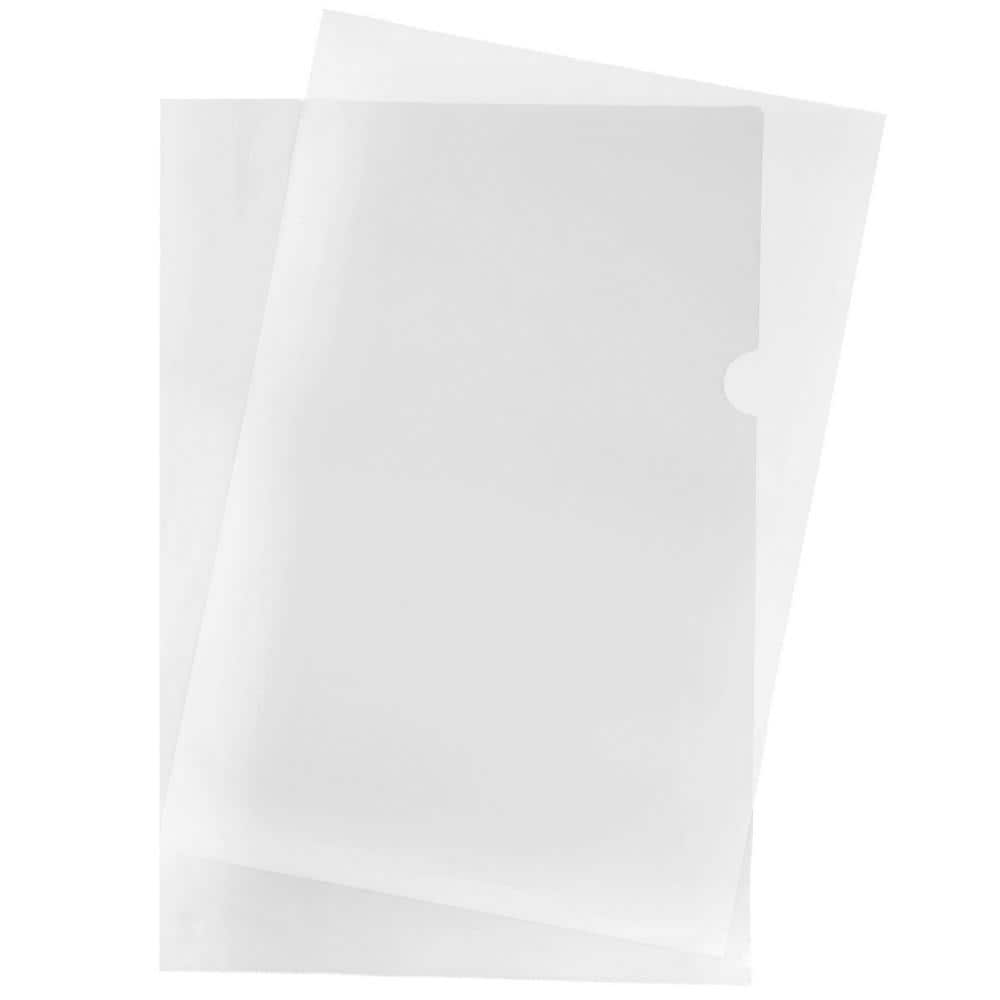 Jam Paper Plastic Sleeves 9 x 14.5 Clear 12/Pack 226331888