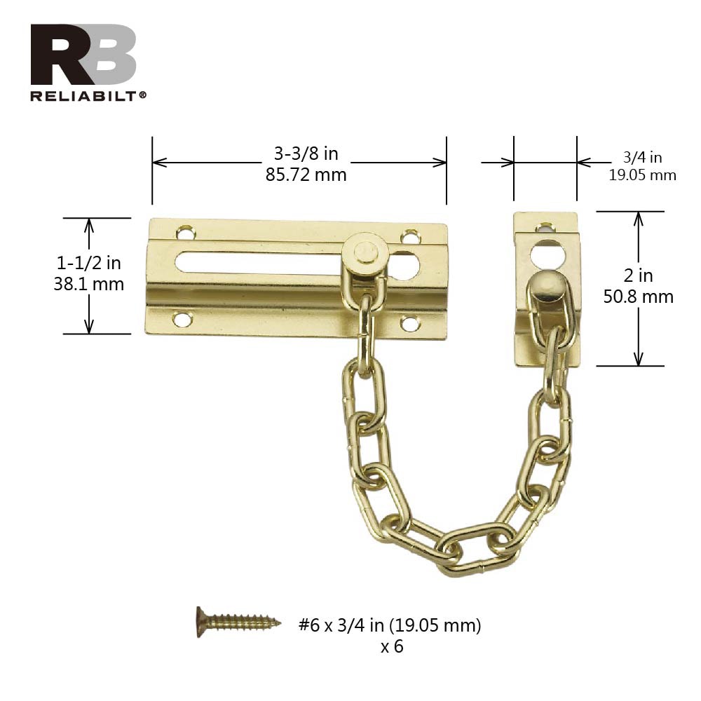 RELIABILT 21311BBBLG Entry-Door-Chain-Guards - View #4