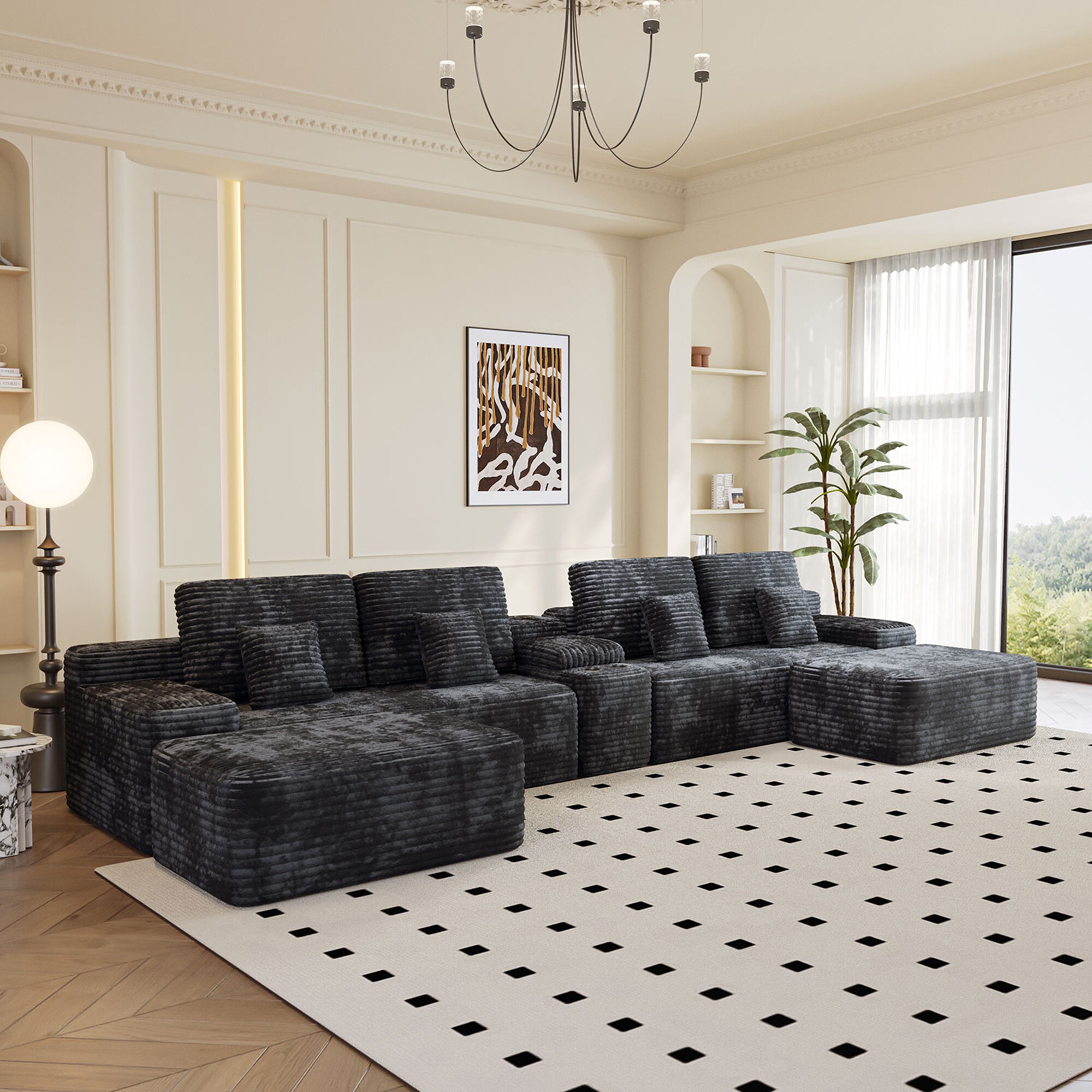 SINOFURN SYA020371BG Sofas-Loveseats - View #9