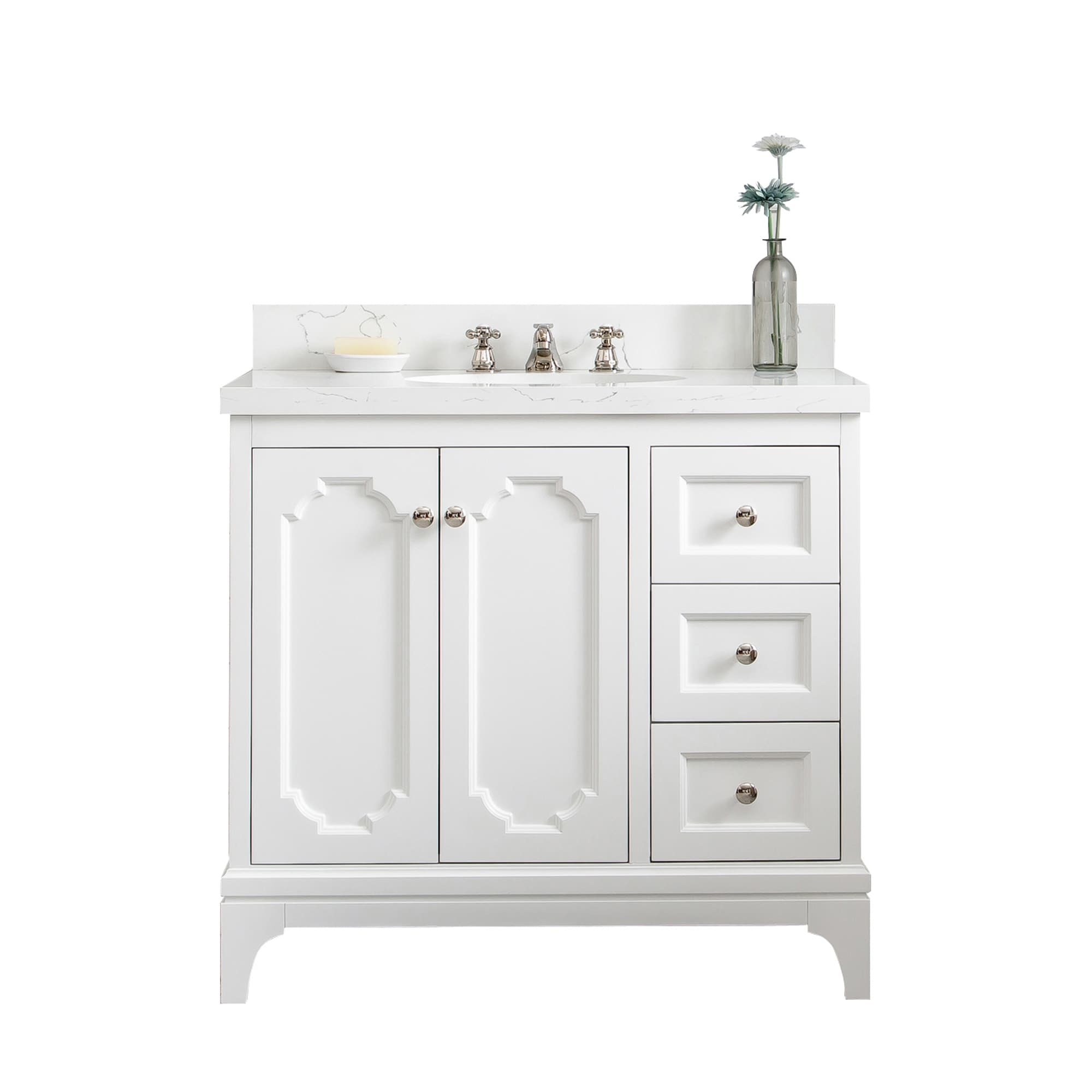 Water Creation VQU036QCPW52 Bath-Vanity-Combo - View #2