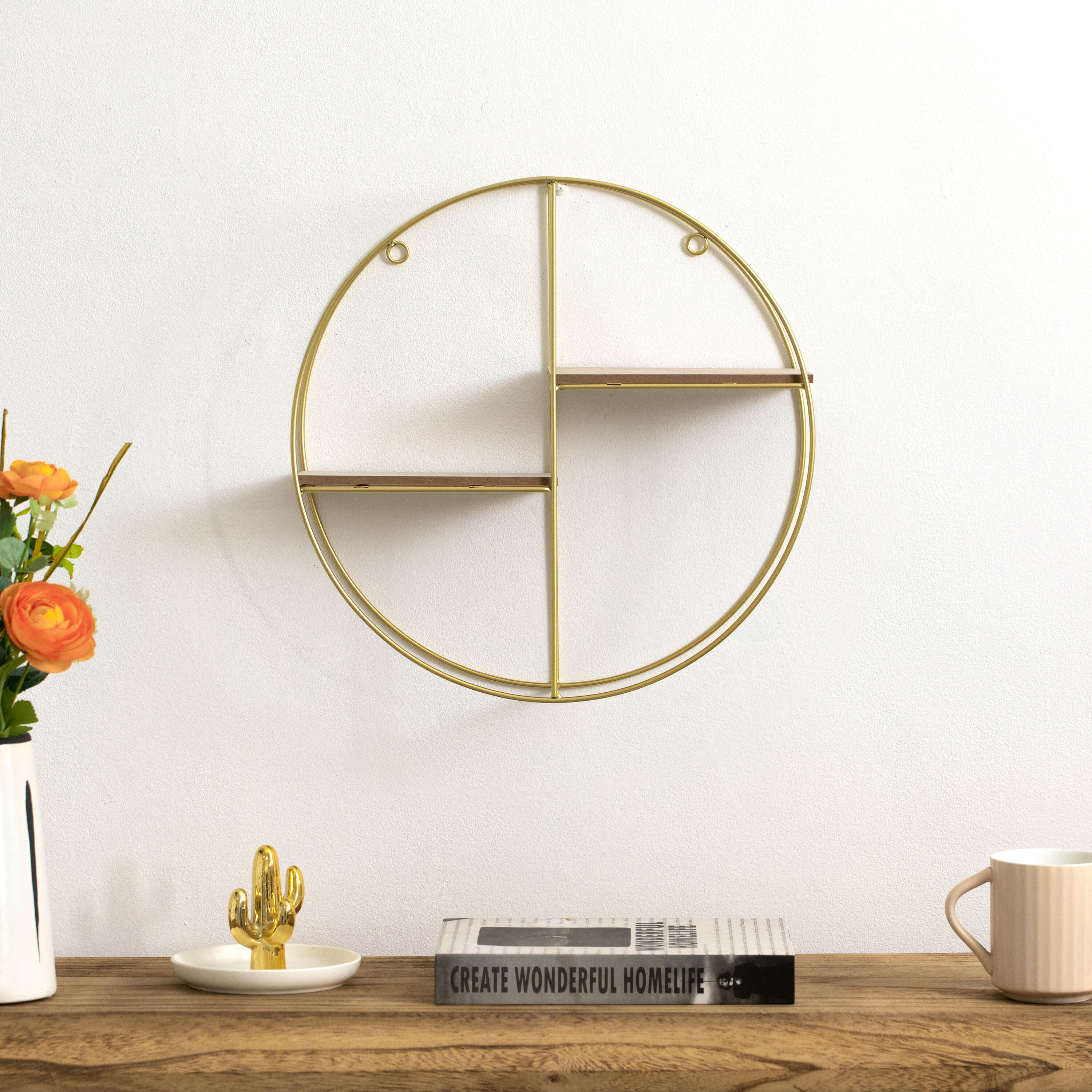 Vintiquewise QI004691.2GD Wall-Mounted-Shelving - View #6