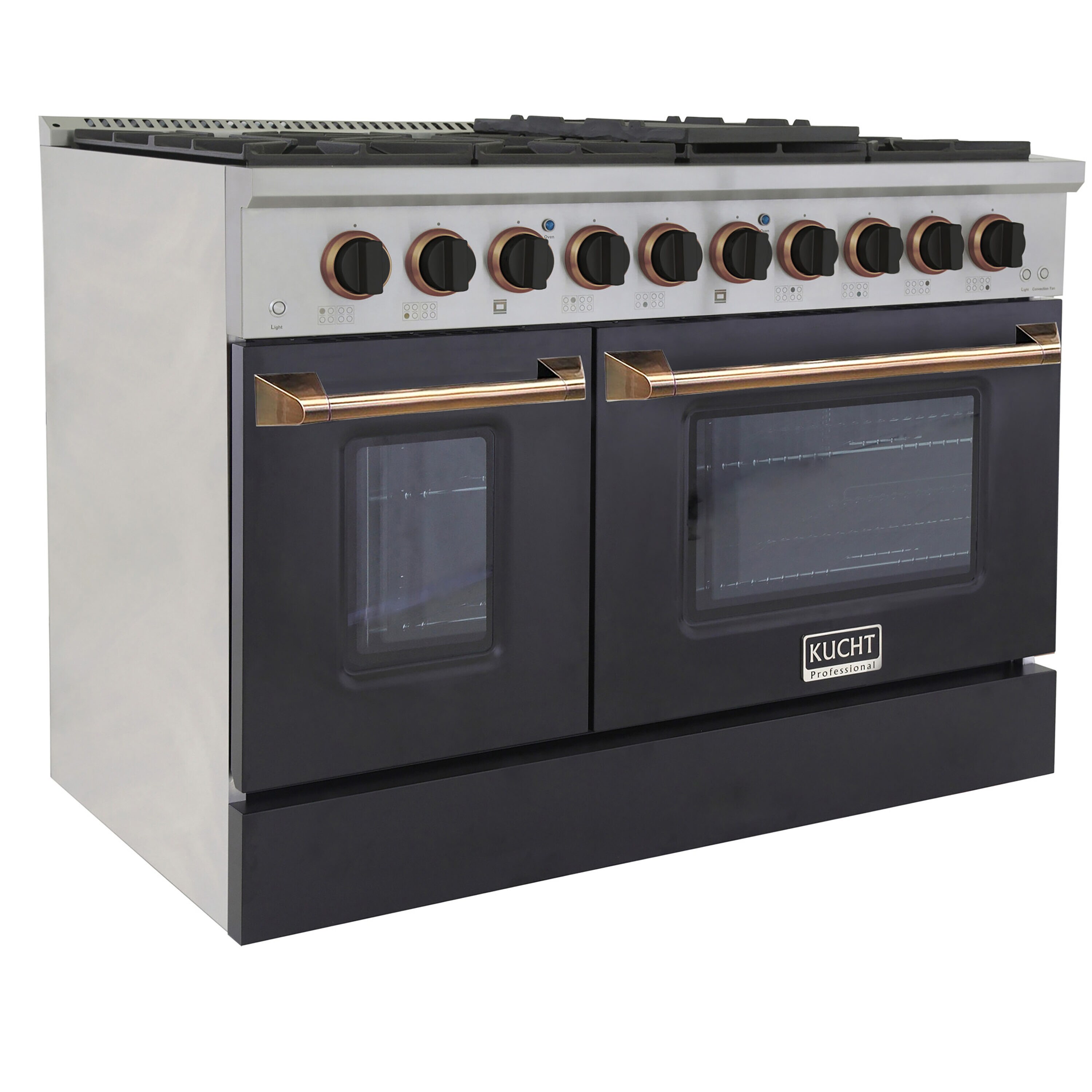 Kucht 48-in 8 Burners 4.2-cu ft / 2.5-cu ft Convection Oven