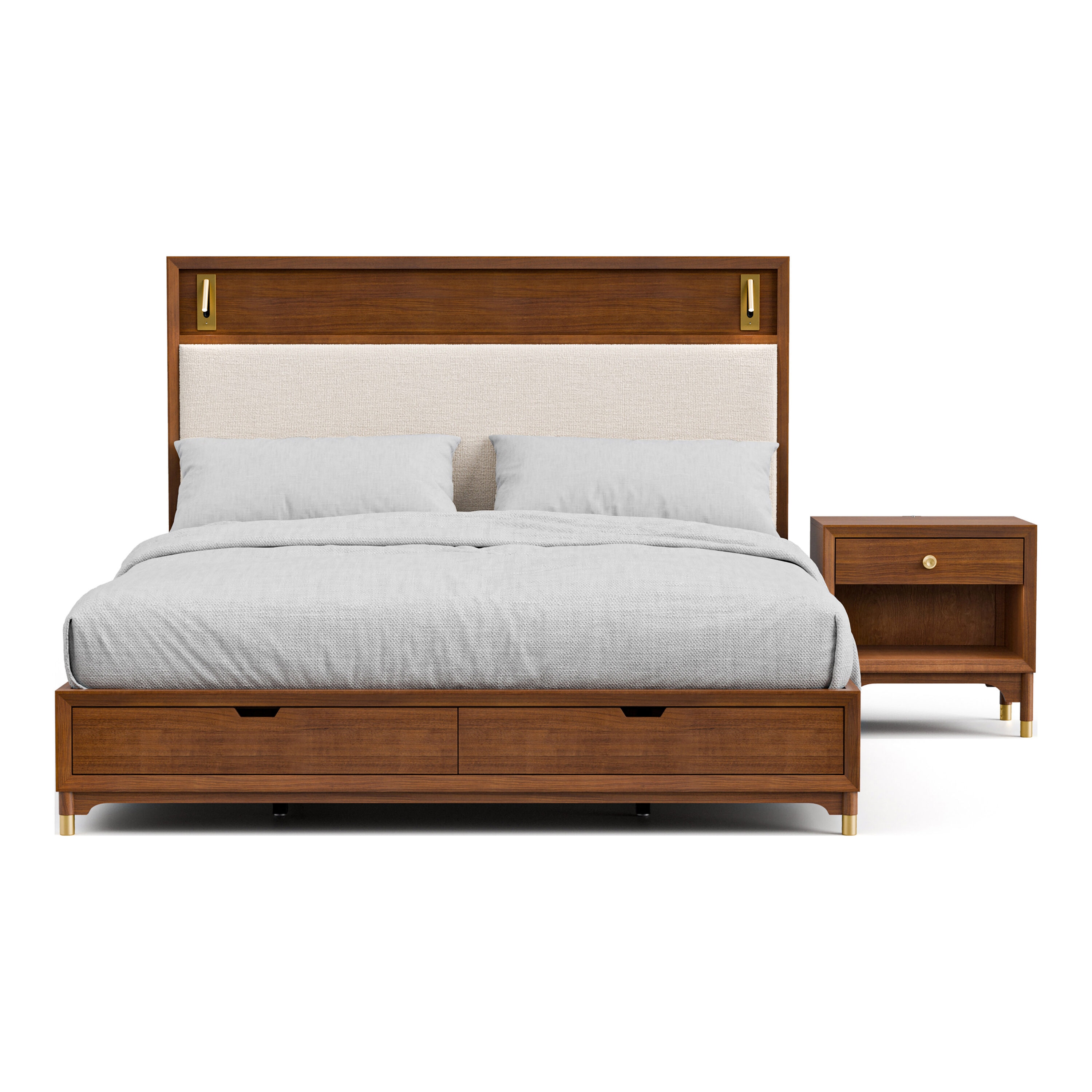 Furniture of America 74000WNQ-ST-2PC Bedroom-Sets - View #2