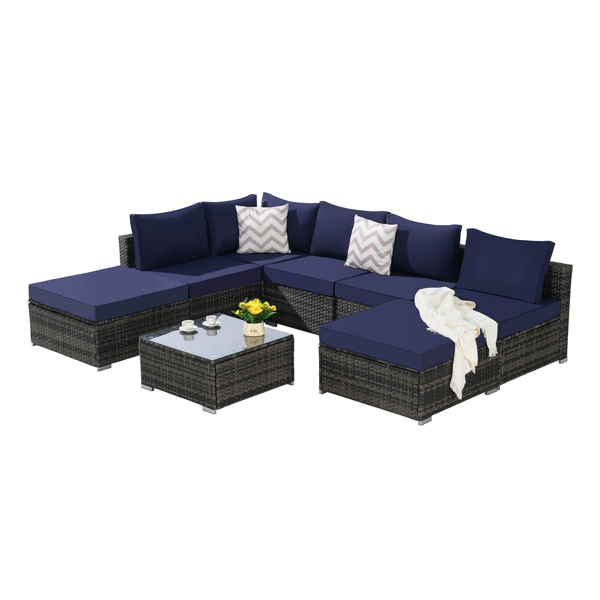 SINOFURN SYB670028NY Patio-Sofas-Daybeds - View #3