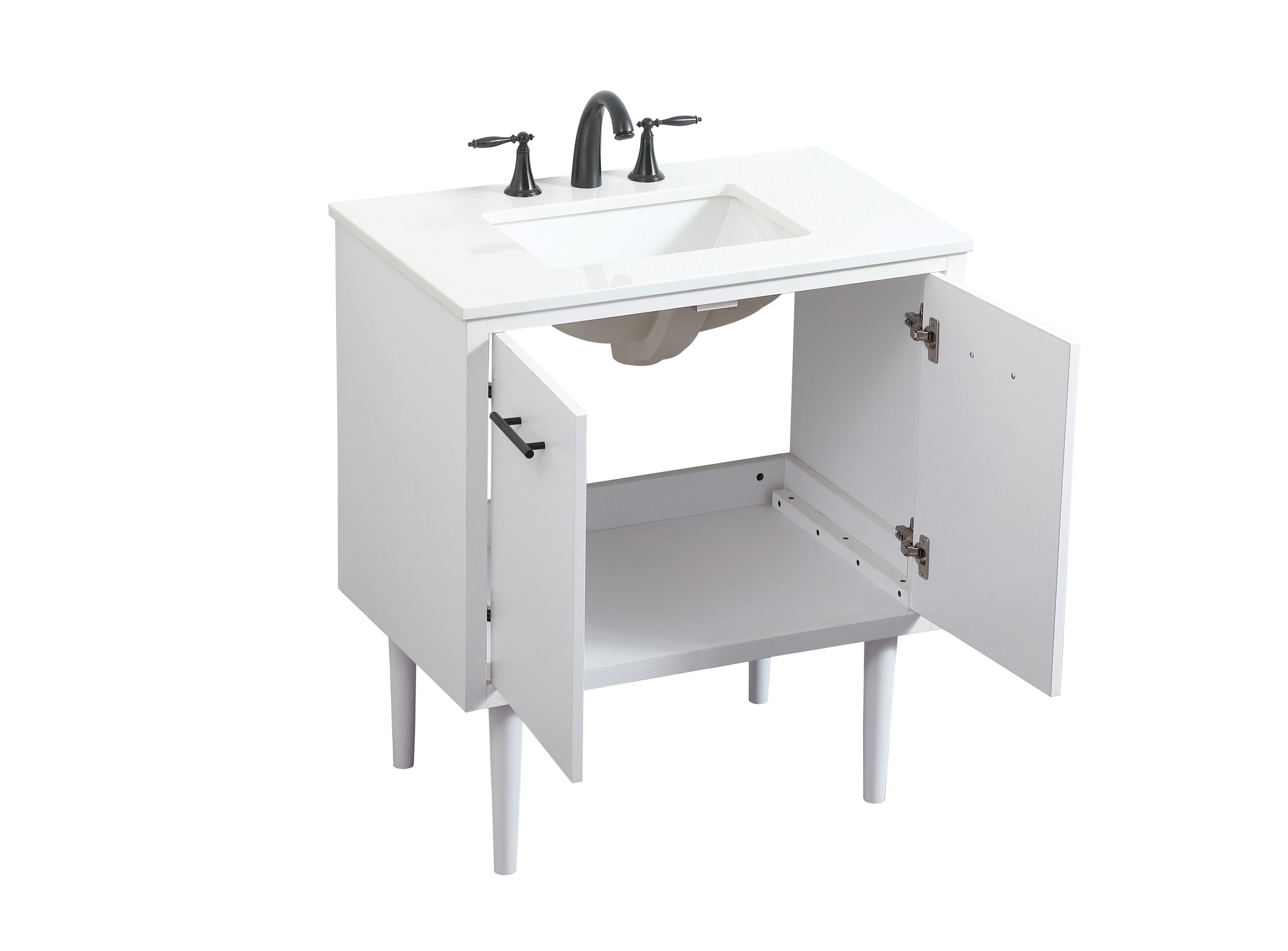 Elegant Decor HF144090MWH Bath-Vanity-Combo - View #13