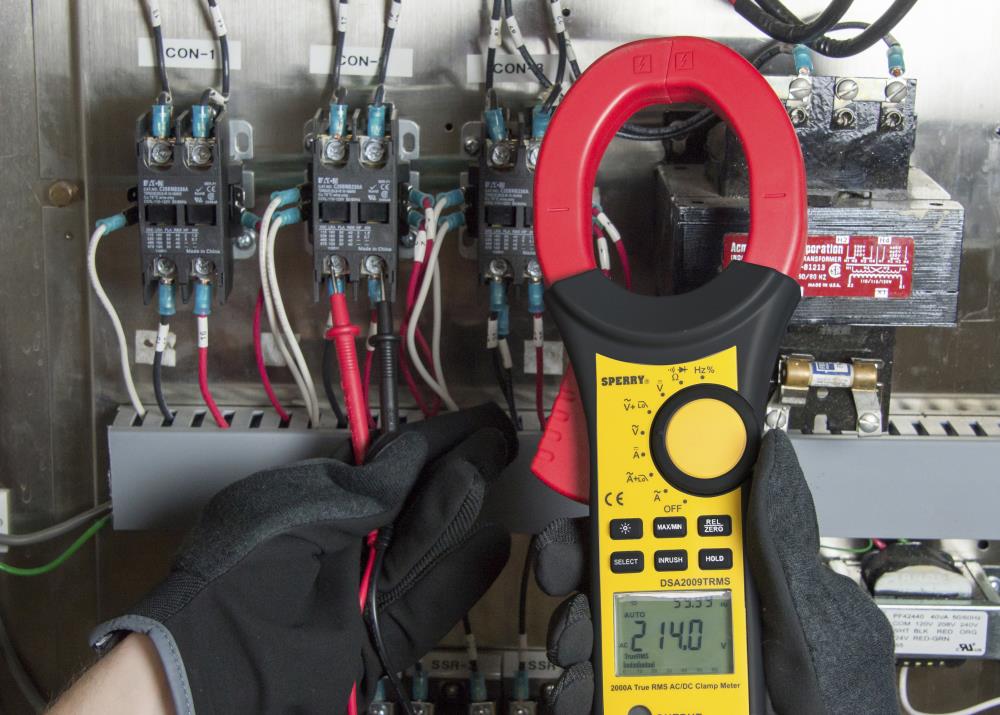 Sperry Digital Display Clamp Meter Multimeter 2000 Amp 1000-Volt in the ...