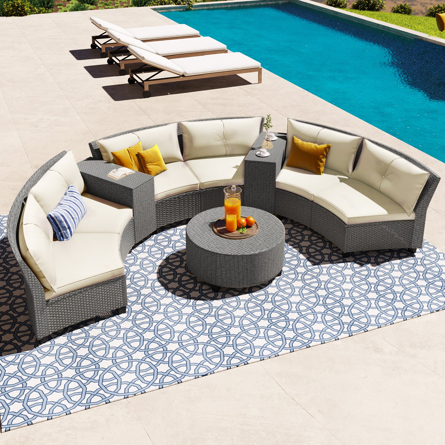 Bybafun YA0200259 Patio-Sofas-Daybeds - View #4