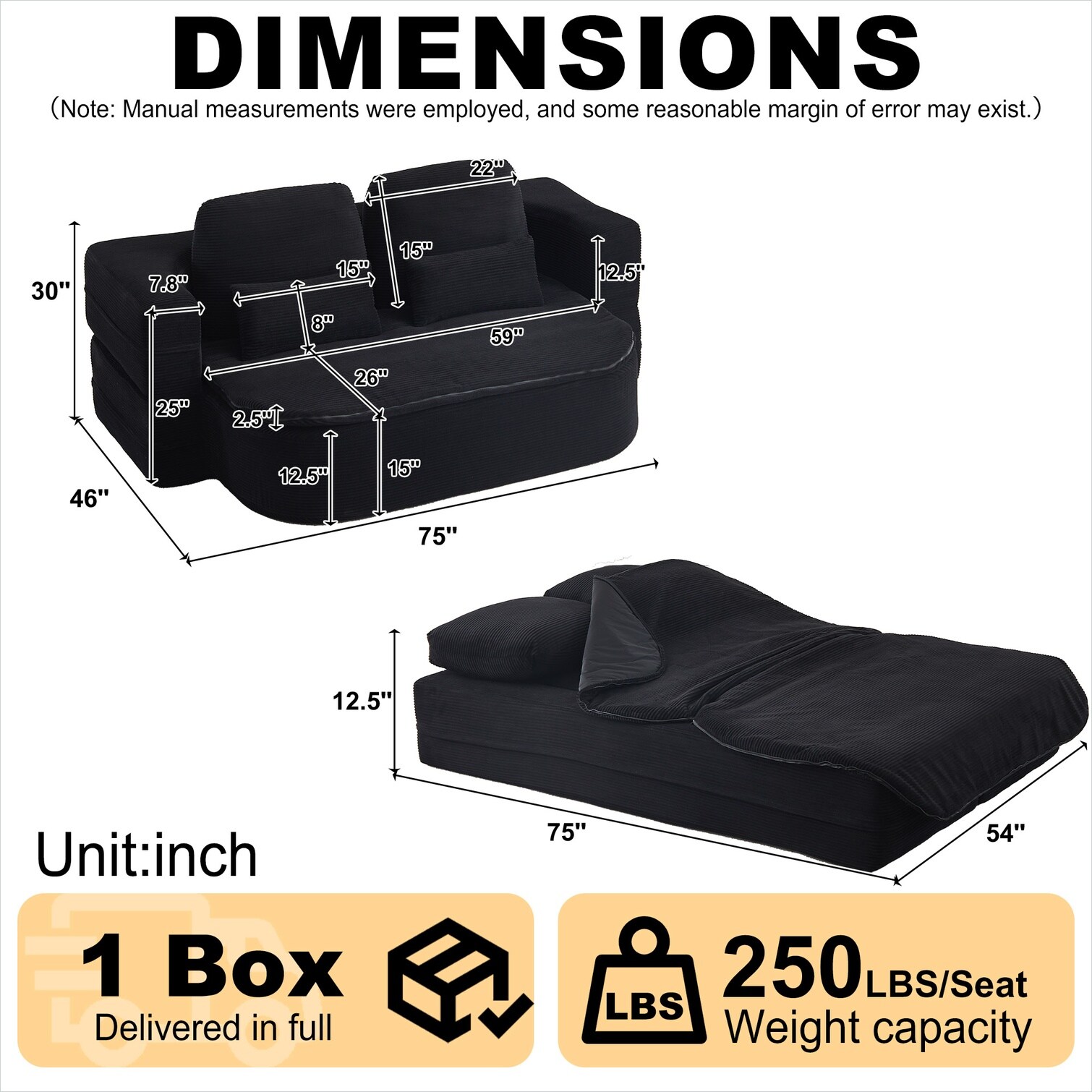 SunJet GFFF5TRPZQAB Sofas-Loveseats - View #4