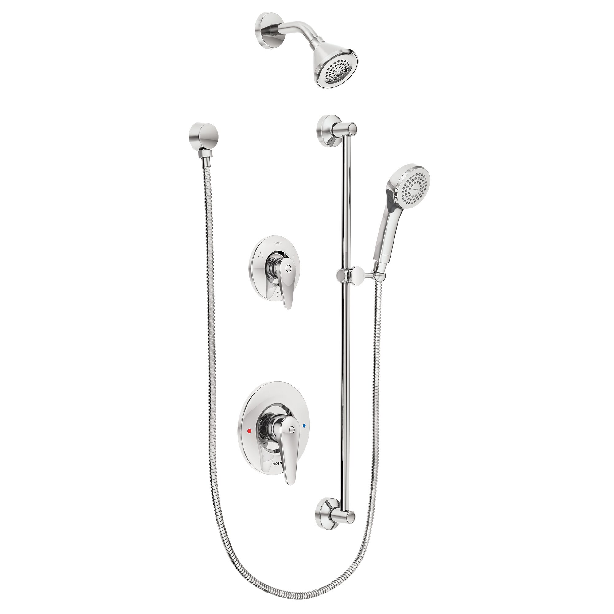 Moen Commercial Chrome-Spray Shower Bar System