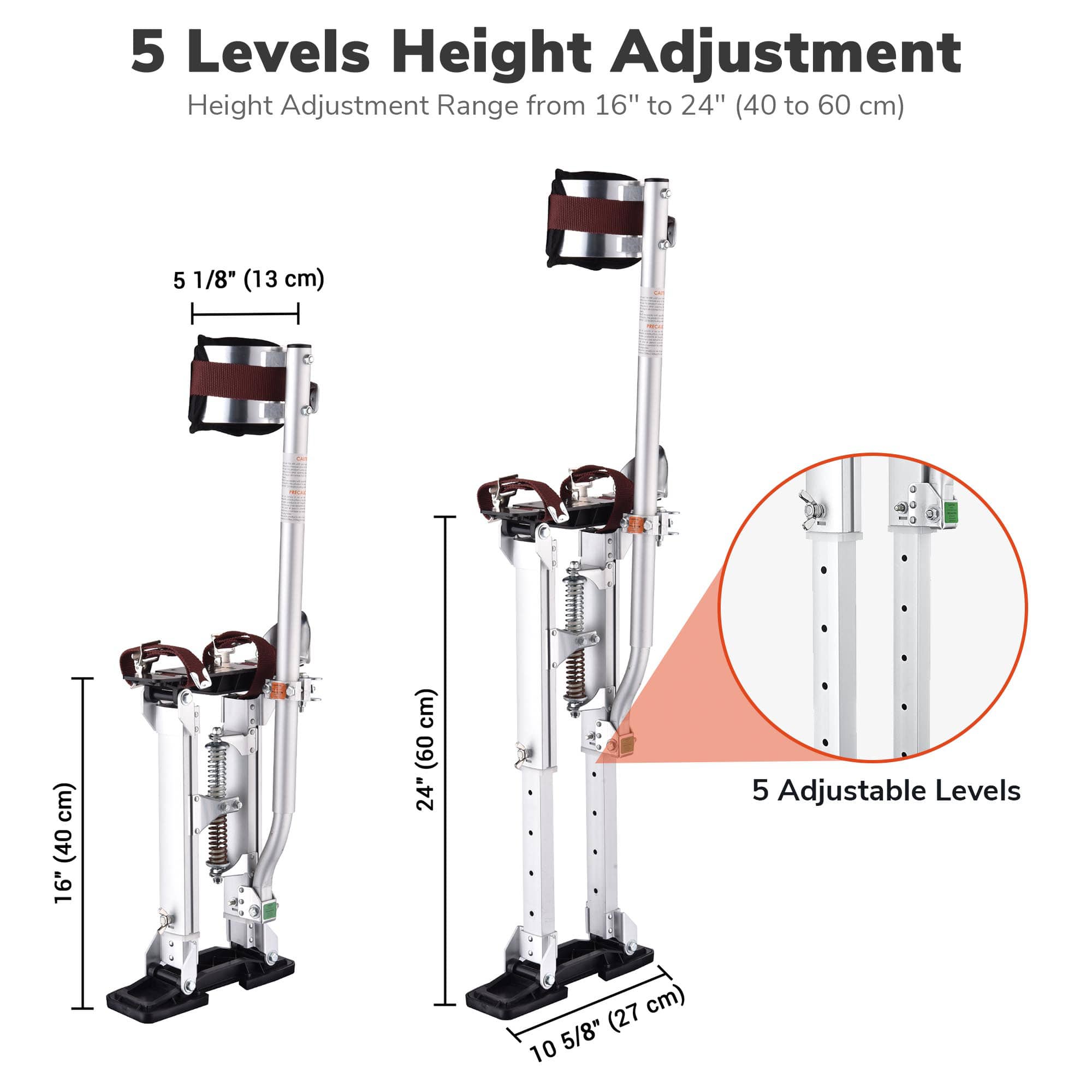 Yescom 08STI005-1624-11-LO Drywall-Stilts - View #3