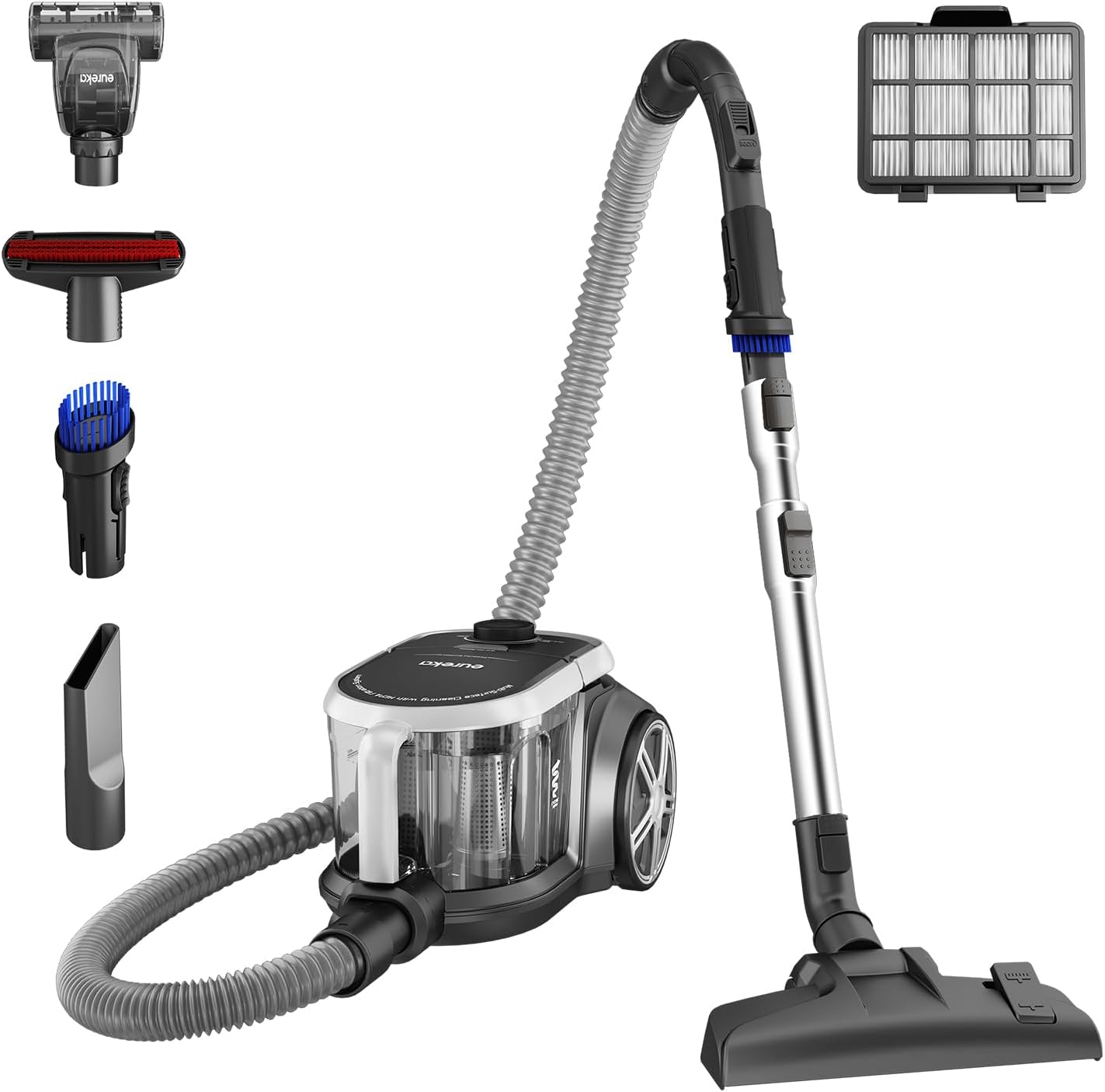 Prolux Tritan Pet Canister Vacuum, HEPA Filter, Powerful 12 Amp Motor, Lightweight, Sealed Hard Floor Vacuum TRITAN_WHITE Sansujyuku sansujyuku.com