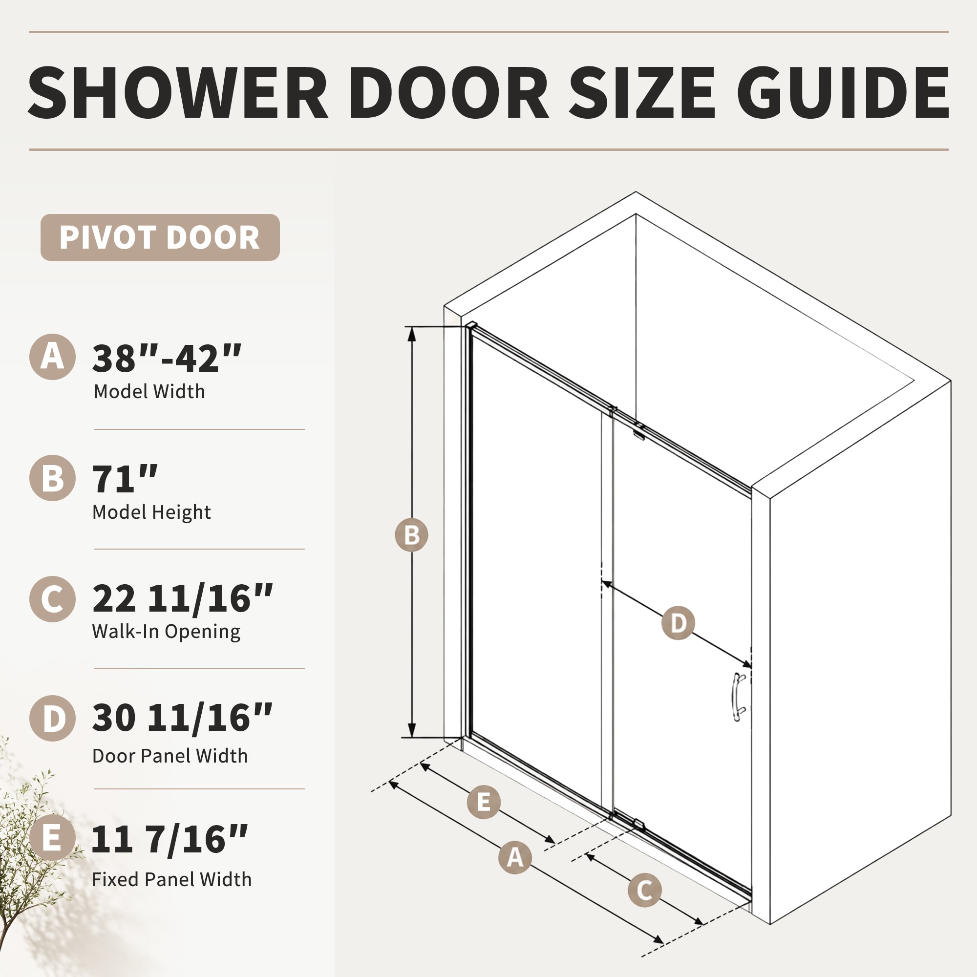 Forclover ESP9-4272BP Shower-Doors - View #4