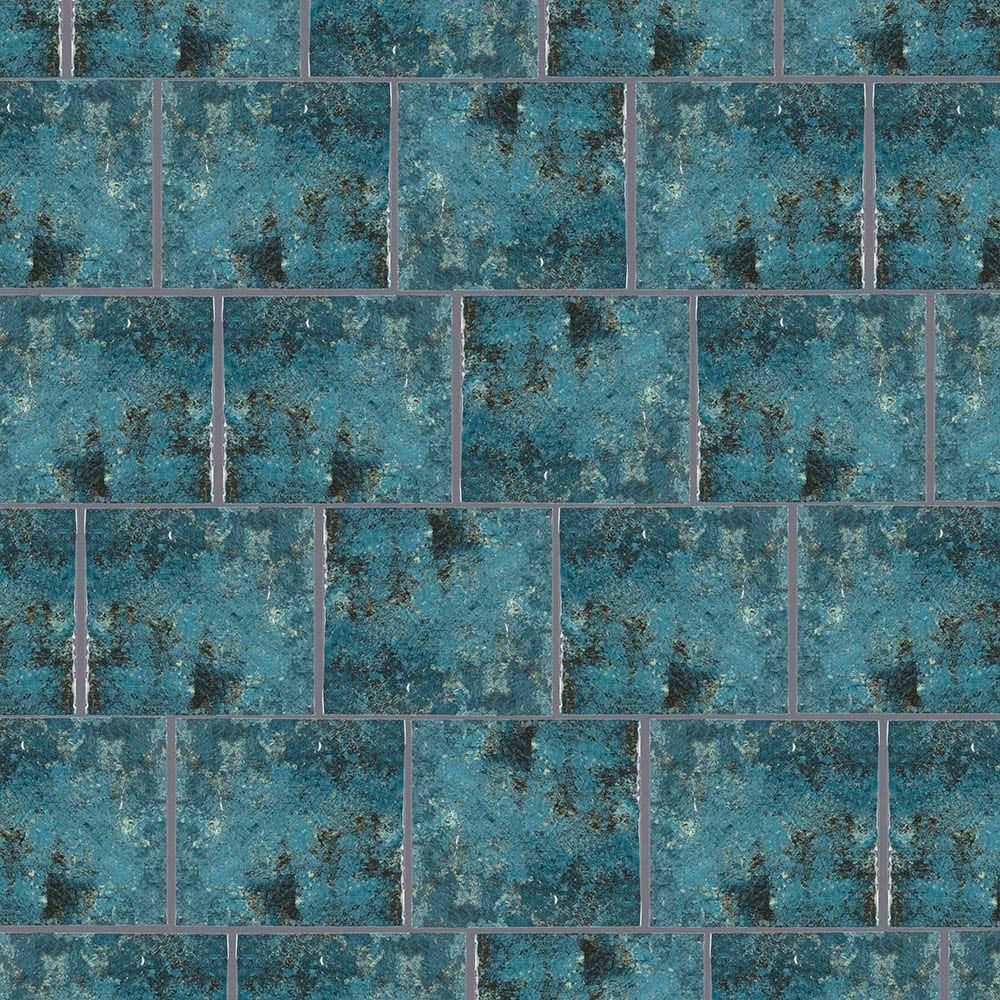 Waves LWWAV23061203 Tropical River 6-in x 6-in Glossy Porcelain Wall Tile (0.238-sq. ft/ Piece)