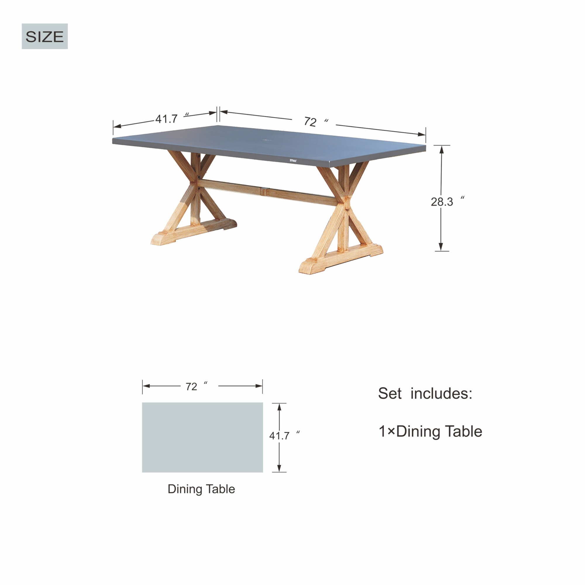 Direct Wicker DWD-2340&1122-GR Patio-Dining-Sets - View #7