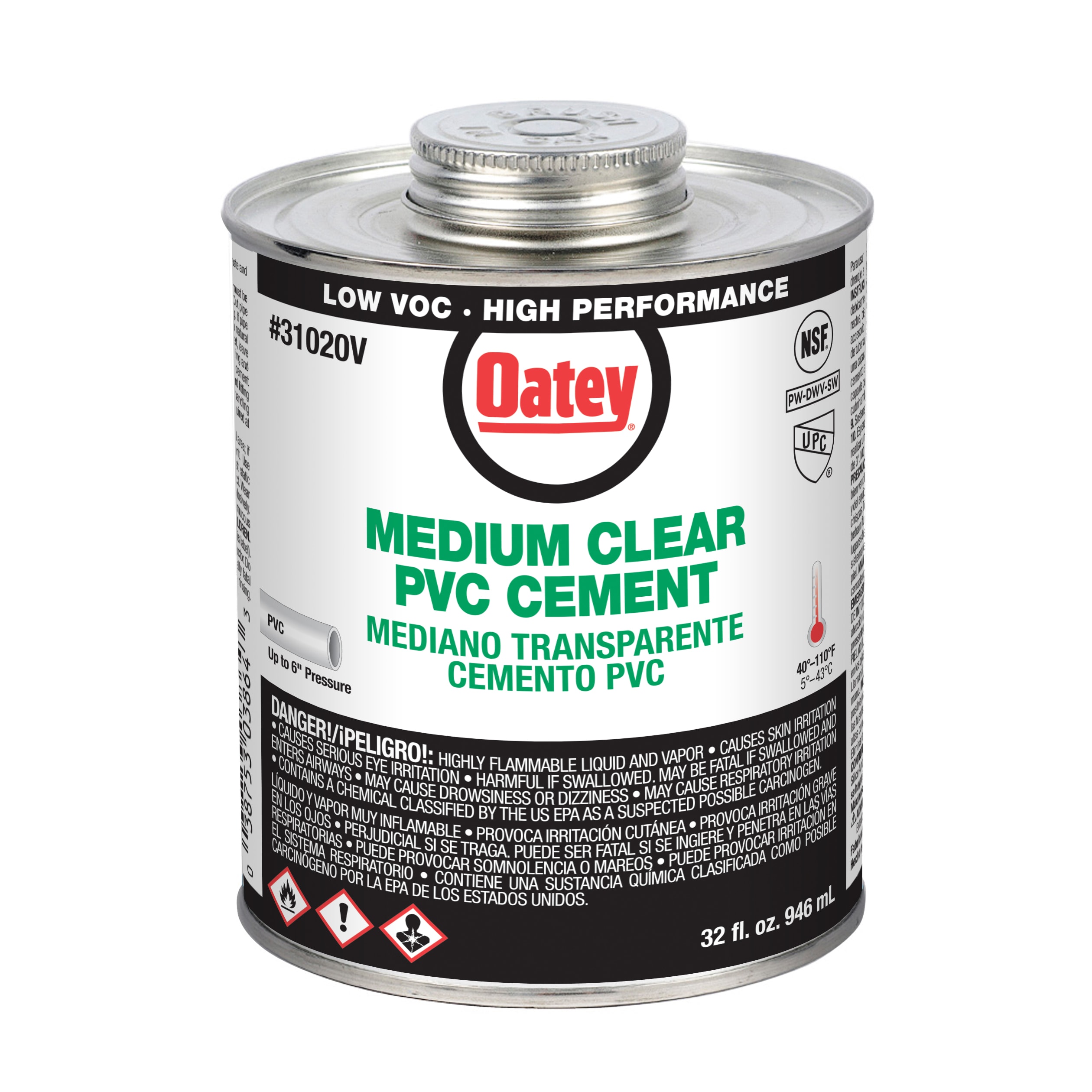 Oatey 31020LV Pipe-Cements-Primers-Cleaners - View #2