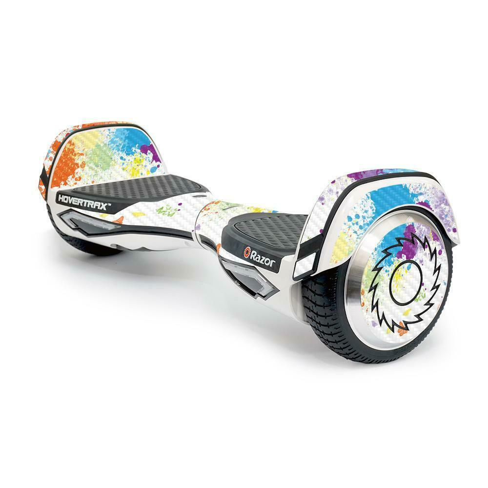 MightySkins VSNS135250  CF-RAHOV2-Splash Of Color Carbon Fiber Skin for Razor Hovertrax 2.0 Hover Board- Splash Of Color