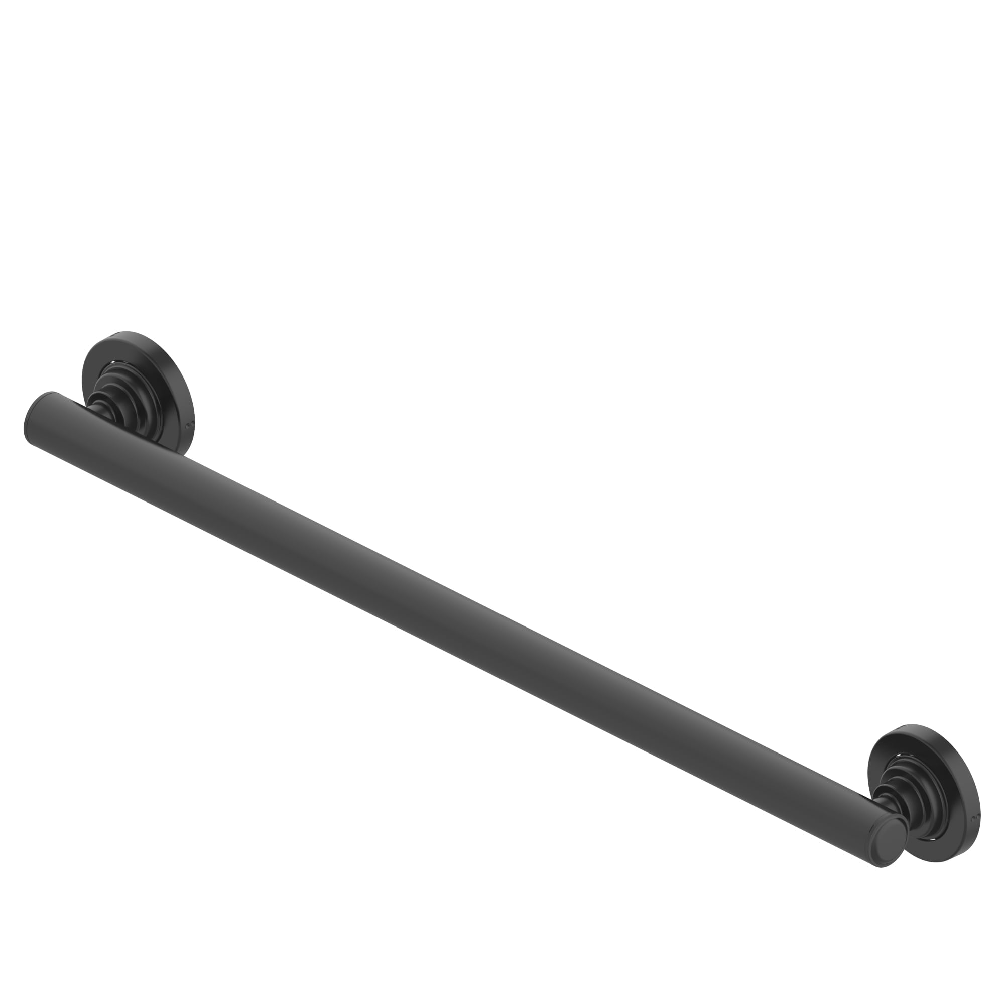 allen + roth Townley 24-in Matte Black Wall Mount ADA Compliant Grab ...