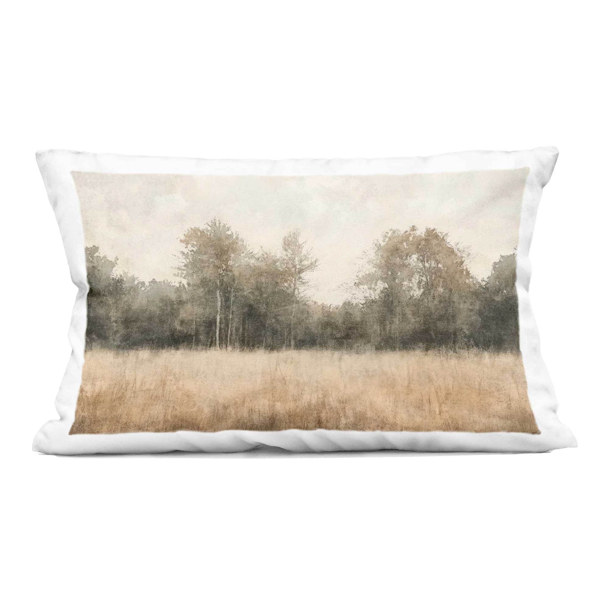 Stupell Industries  Neutral Watercolor Woodland Decorative Printed Throw Pillow design by Mona Grace 14 x 20