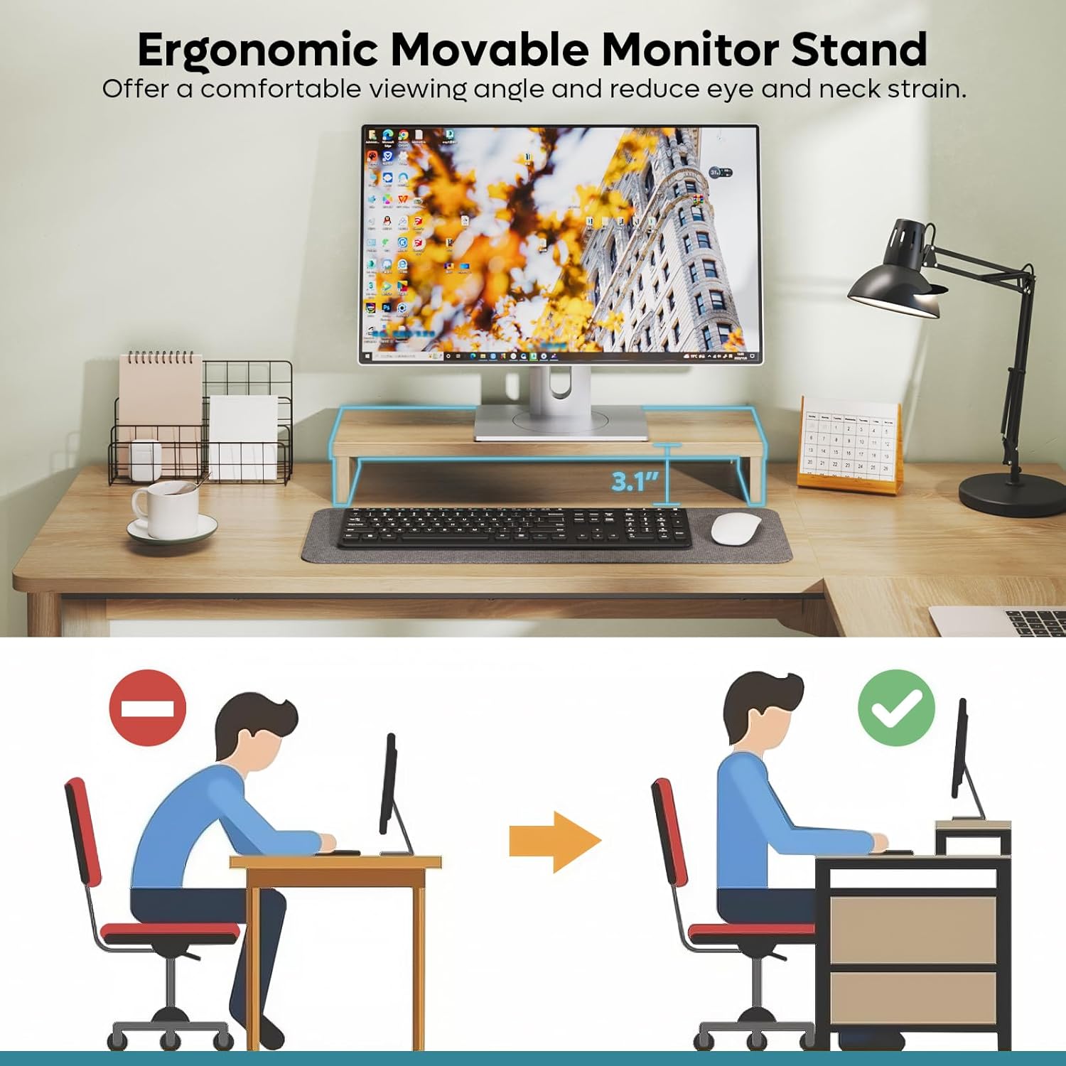 Bestier LOW-H106314M-LOG desks - View #8