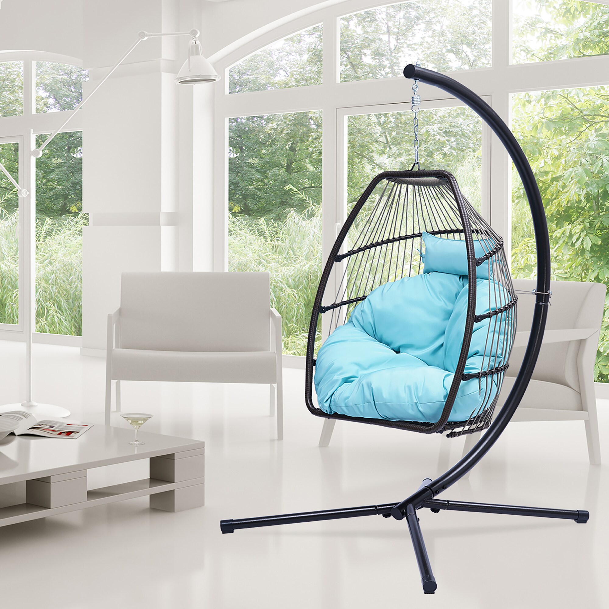 egg couch swing