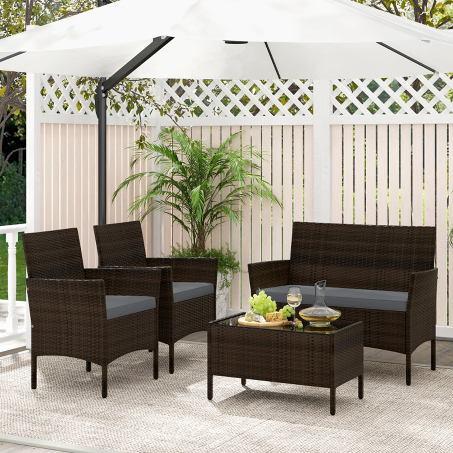 Mondawe 214GR-HY Patio-Conversation-Sets - View #2