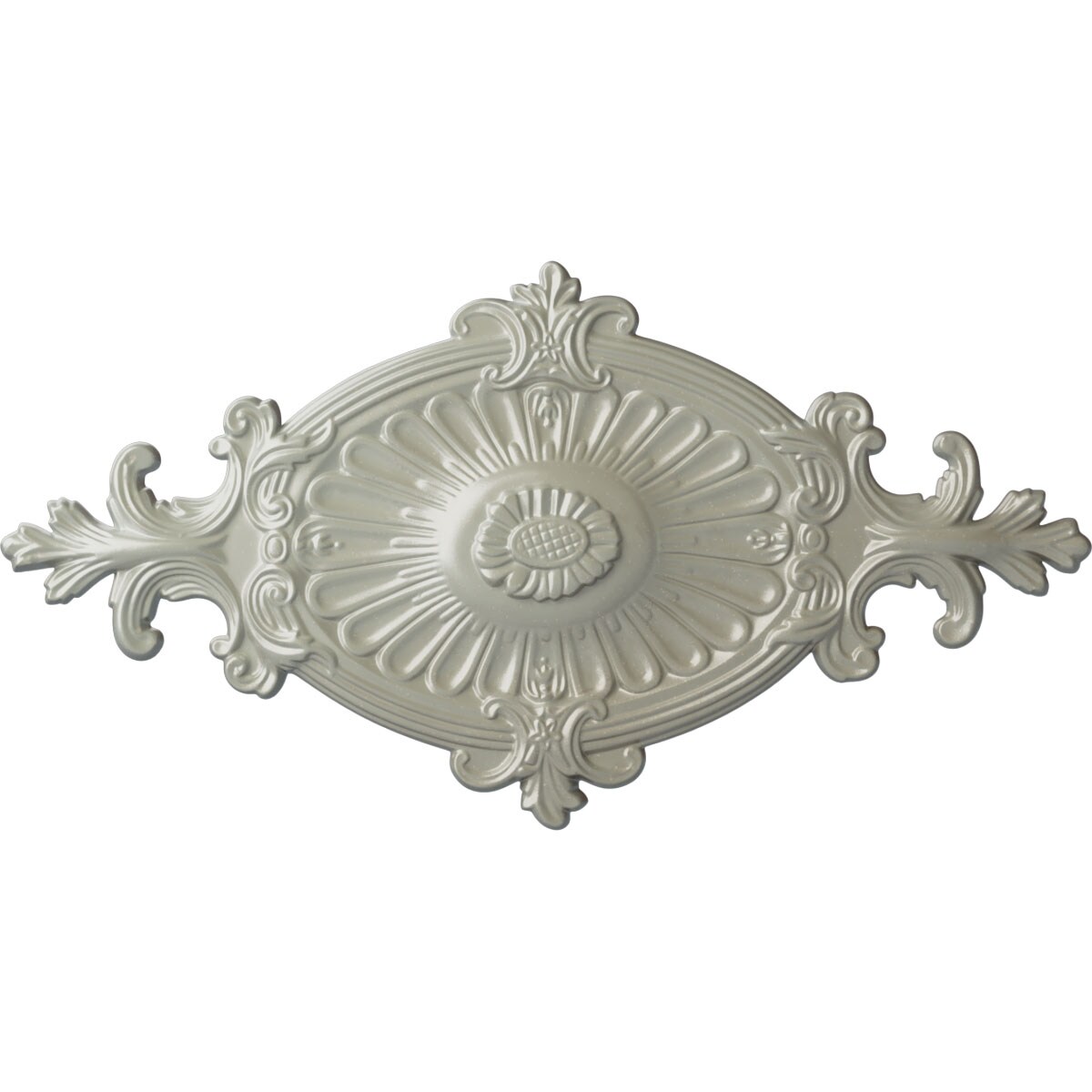 Ekena Millwork CM23RO1FCS Quentin 12.25-in W x 23.5-in L Painted Flash Copper Polyurethane Whole Ceiling Medallion