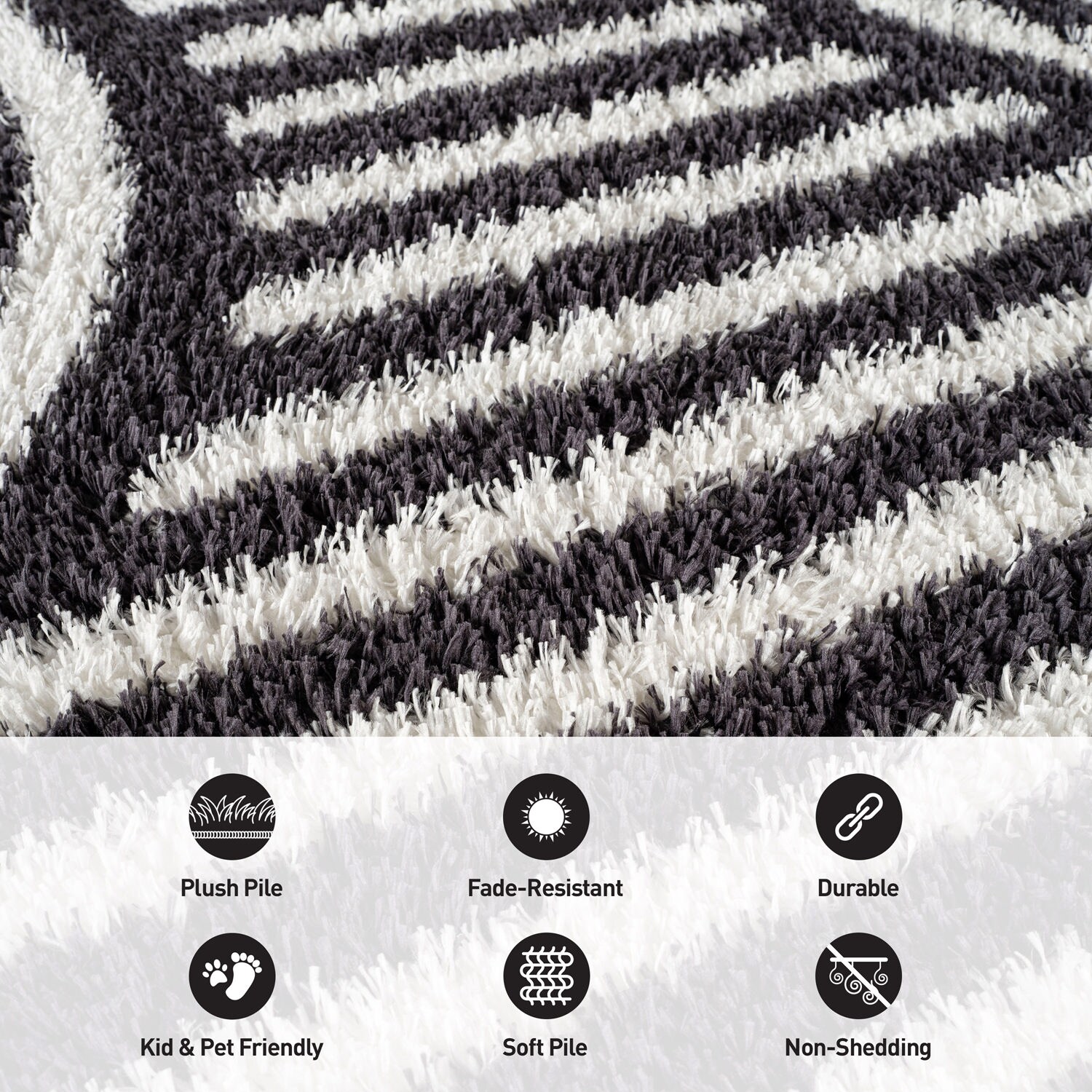 World Rug Gallery WR121ANTHRACITE4X6 rugs - View #3
