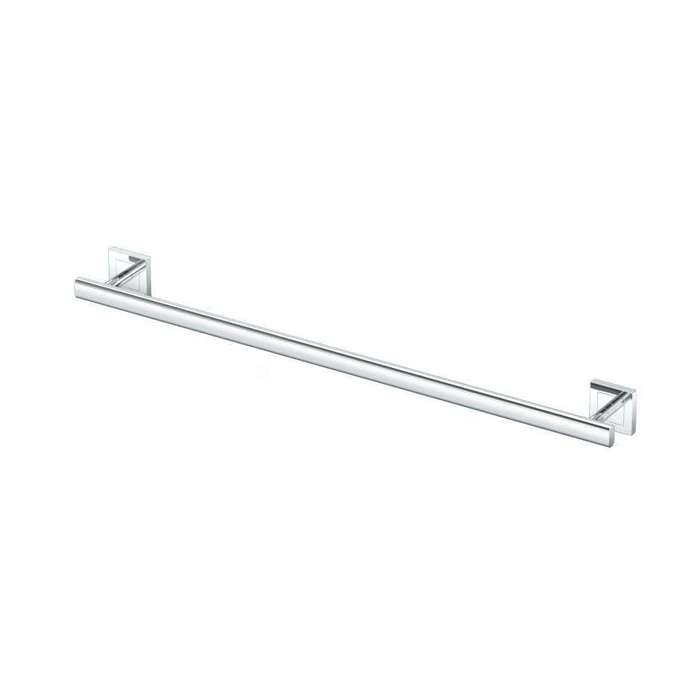 Gatco Parallel 24-in Chrome Wall Mount Single Towel Bar In The Towel ...