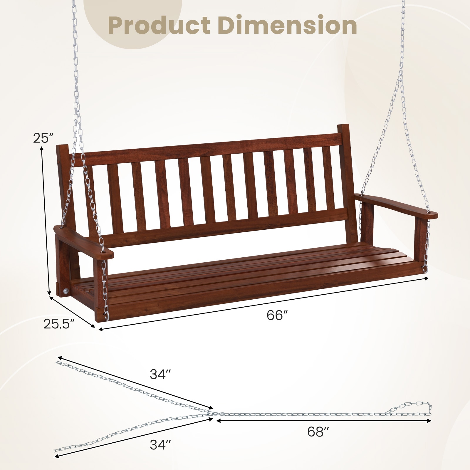 Forclover HBV-11446BN Swing-Gliders - View #6