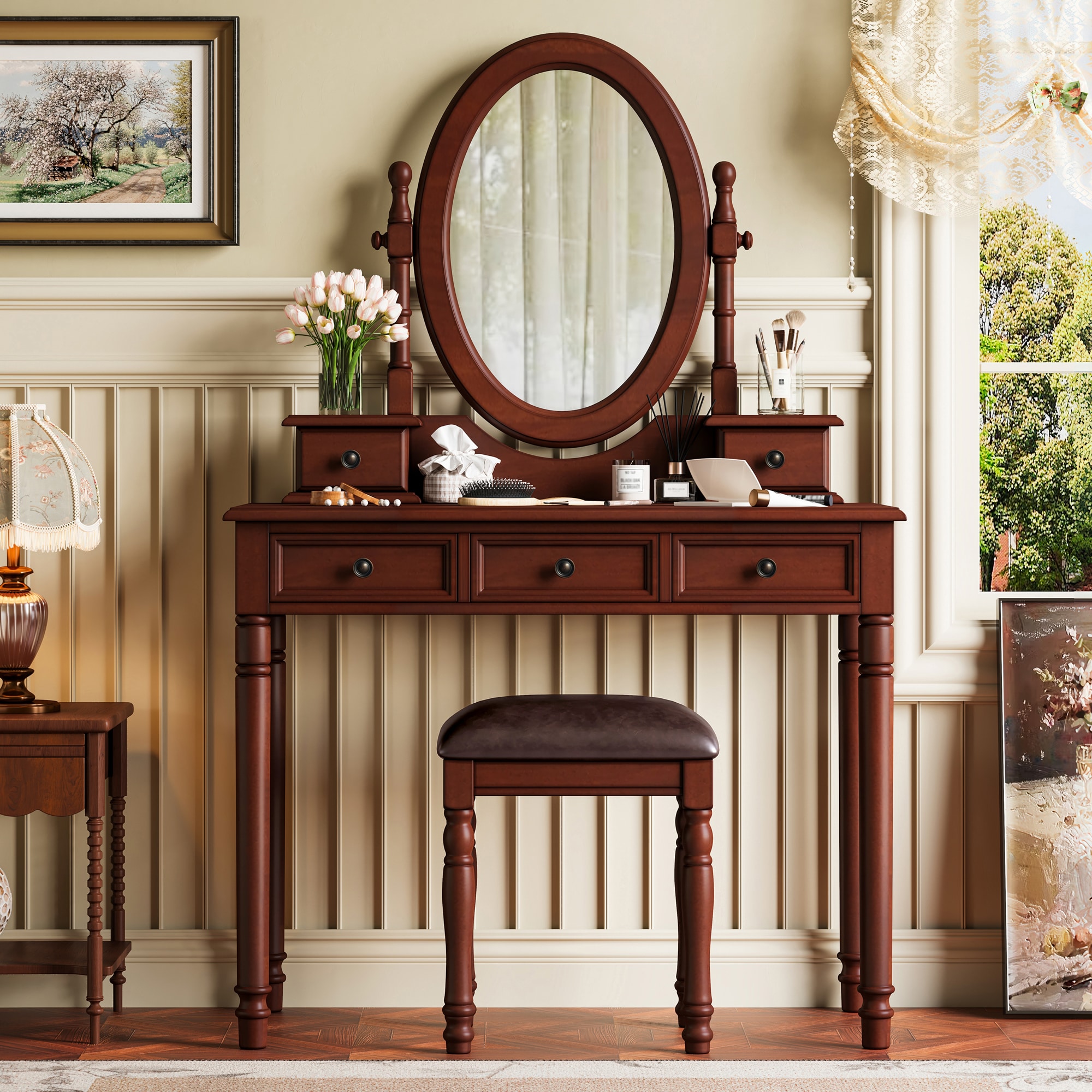 LUXEYARD DS-R-P305139D Bedroom-Vanities - View #2