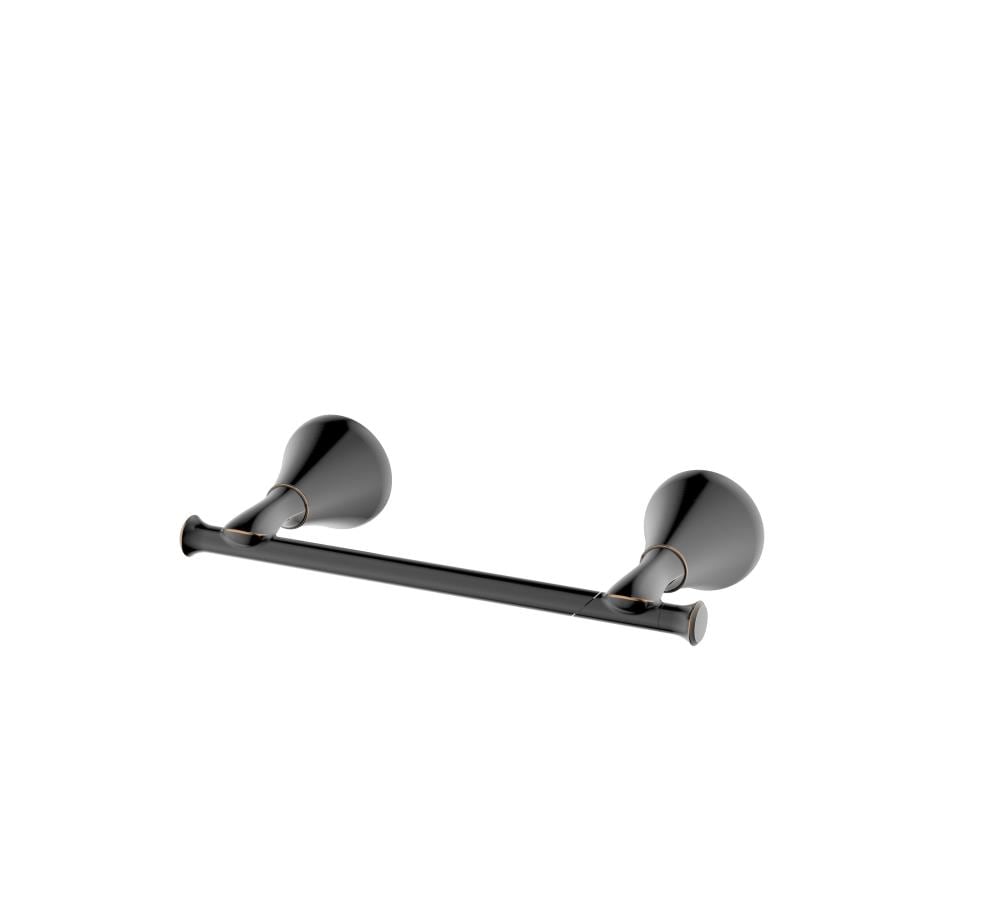 CMI 182-6565 Majestic Oil rubbed bronze Wall mount Double post Toilet Paper Holder 1 -Rolls with Storage