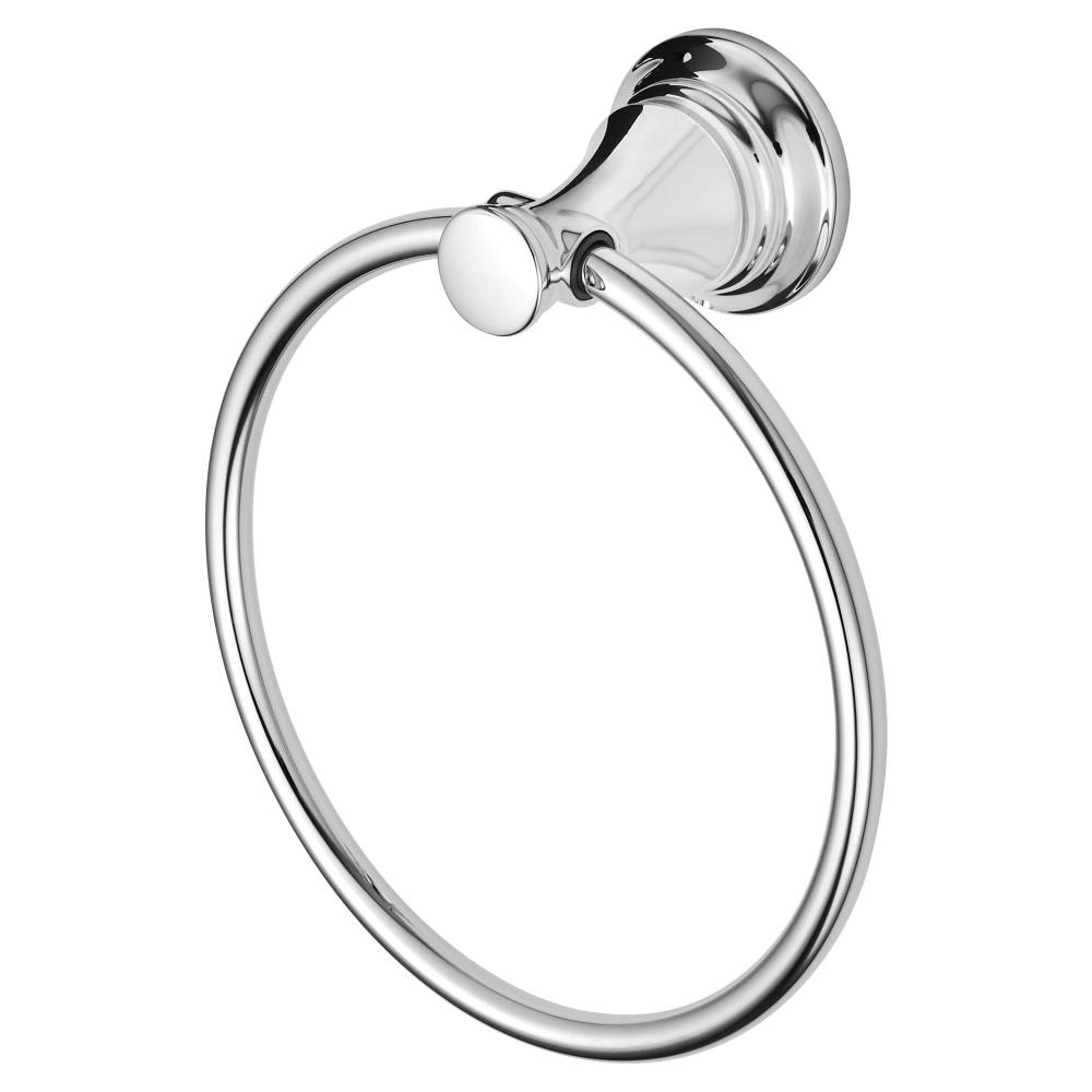 American Standard Delancey Polished Chrome Wall Mount Single Towel Ring ...