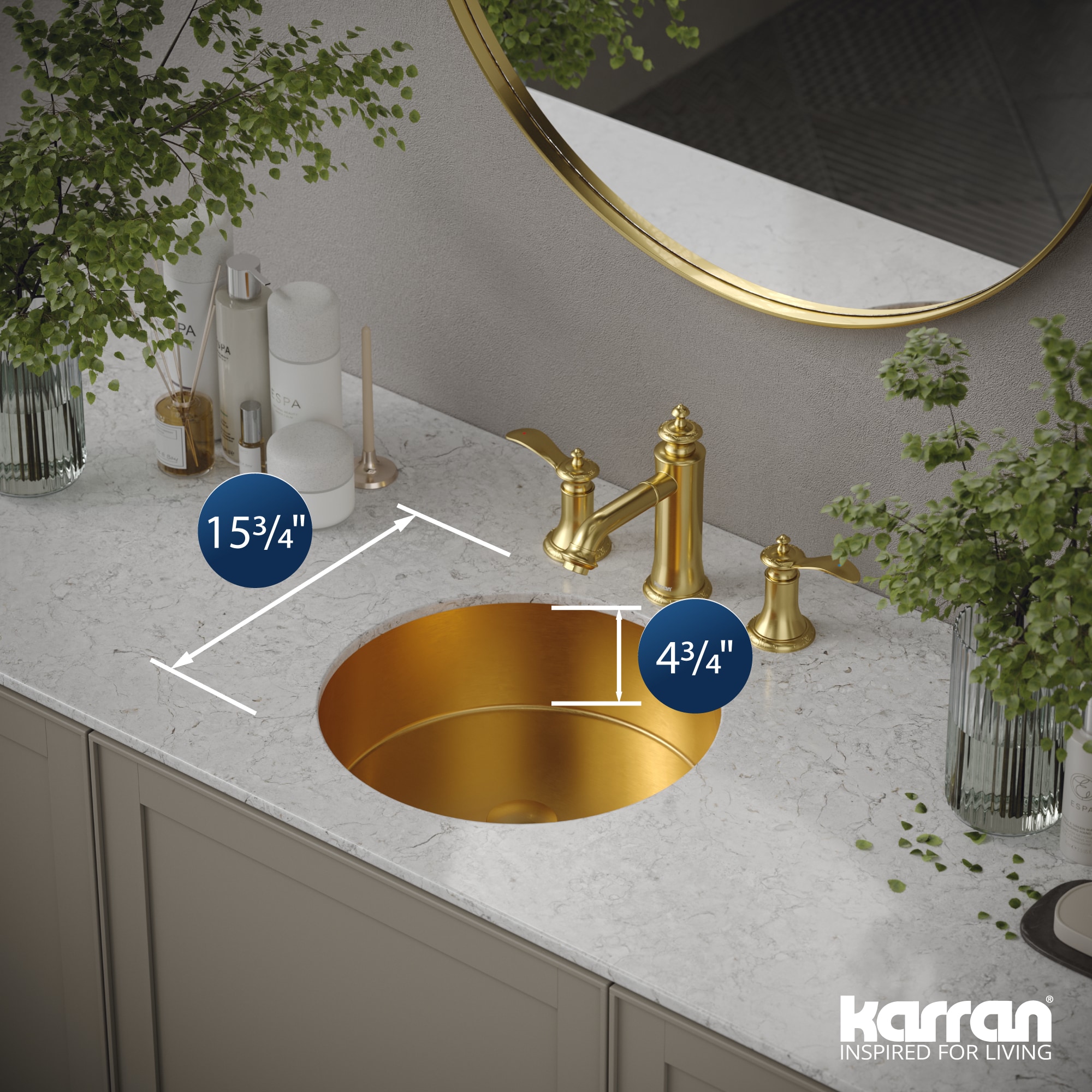 Karran CCU100G Bath-Sink - View #4