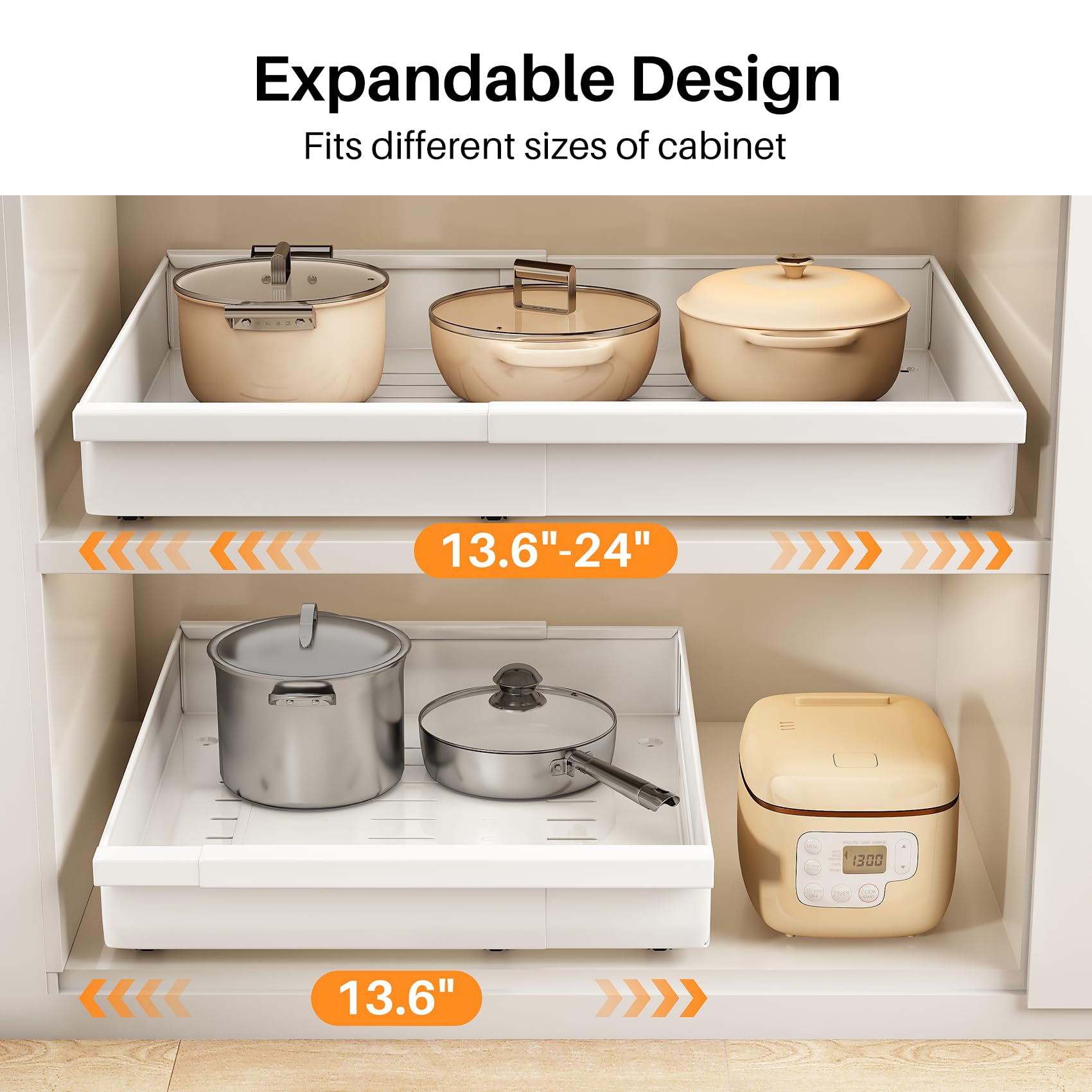 Afoxsos LAF0228C25 Pull-Out-Cabinet-Baskets - View #3