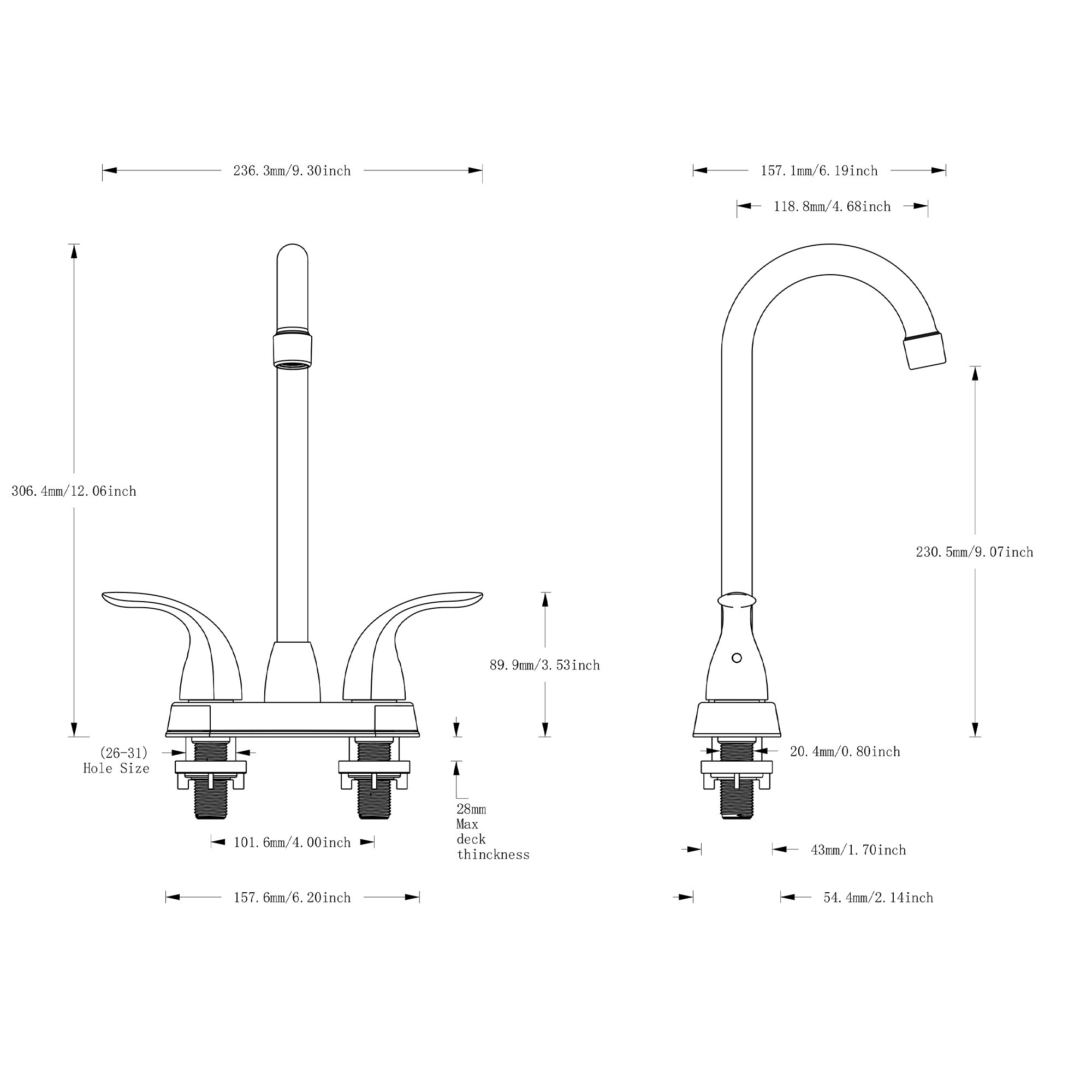 HyperDrop Cart B-0A1I5L3X2I6B Lavatory-Faucets - View #5