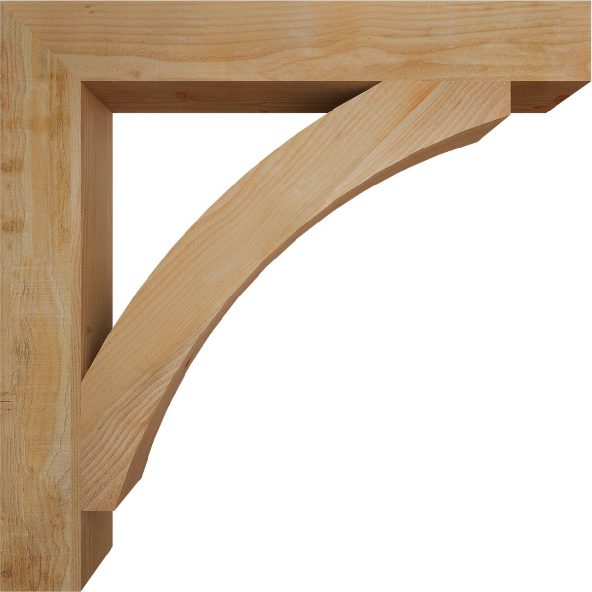Ekena Millwork BKT06X44X44THR05RDF Exterior-Brackets-Braces - View #3