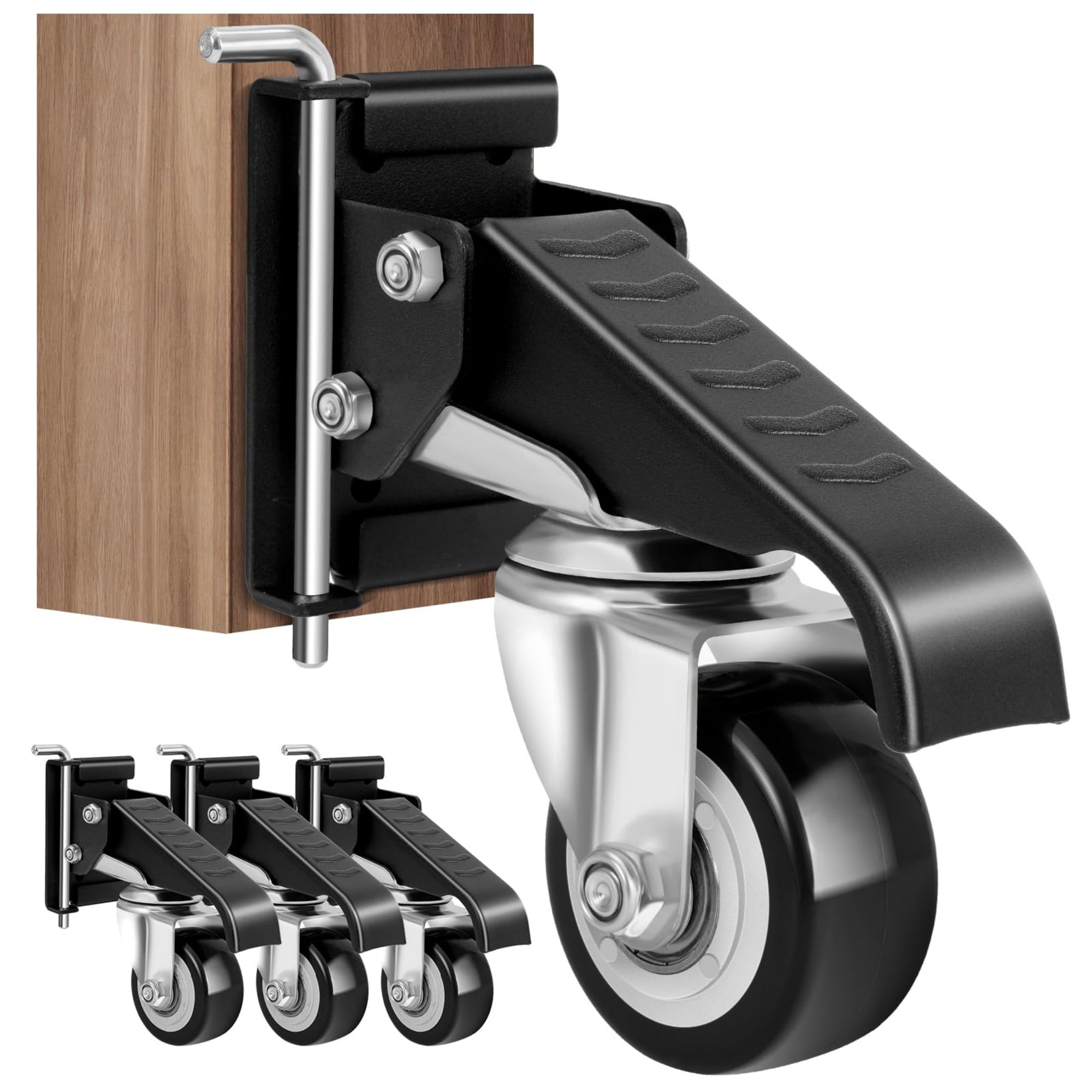 Wudkey 600Lbs Quick Release Workbench Casters kit Set of 4
