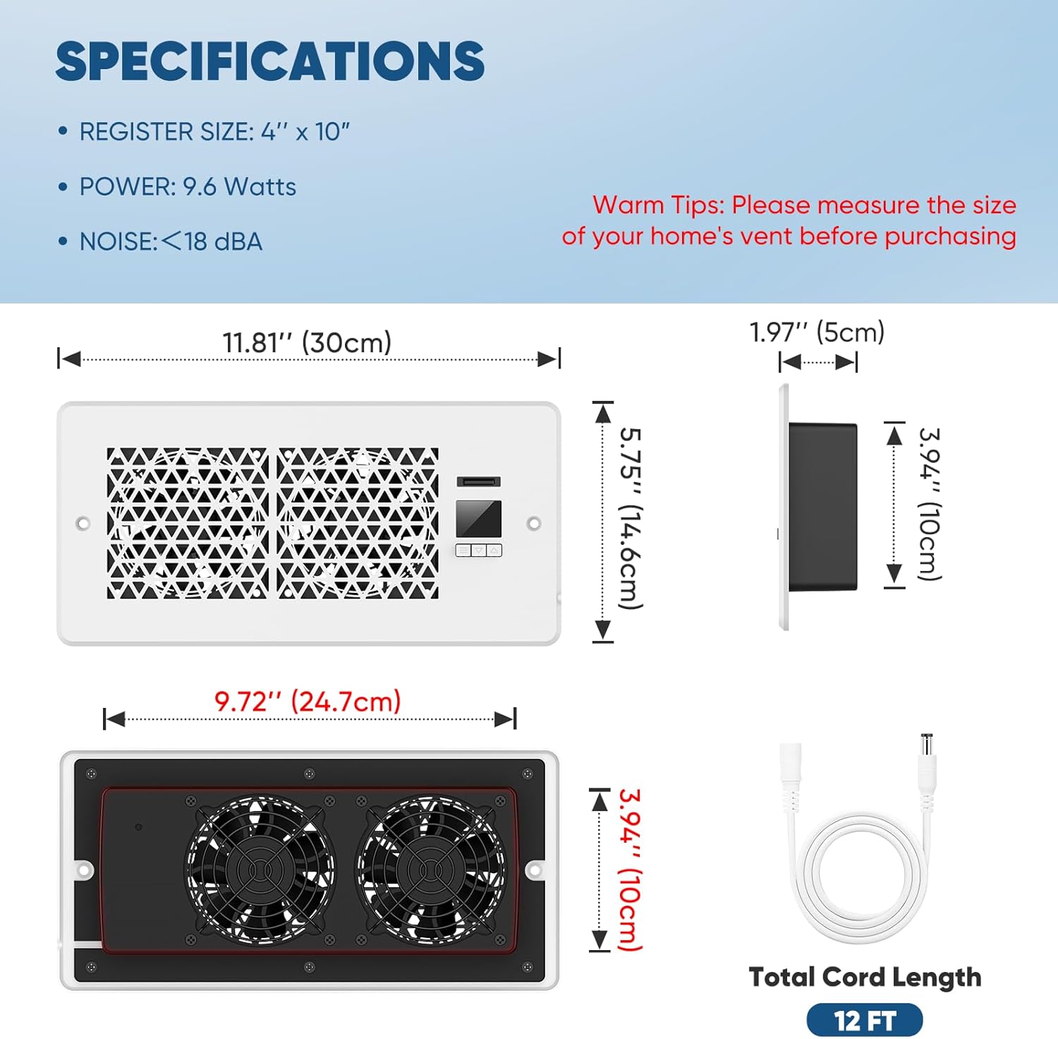 Nordic Hygge XX-HCT-KE01-WH-2 Duct-Fans - View #2