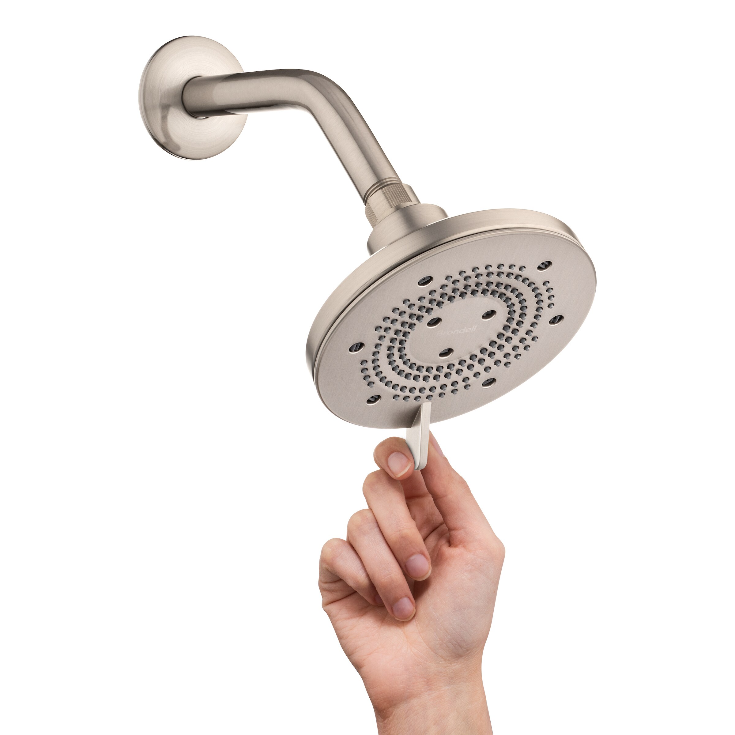 Brondell NE80-SHBB-BN Fixed-Showerhead - View #3