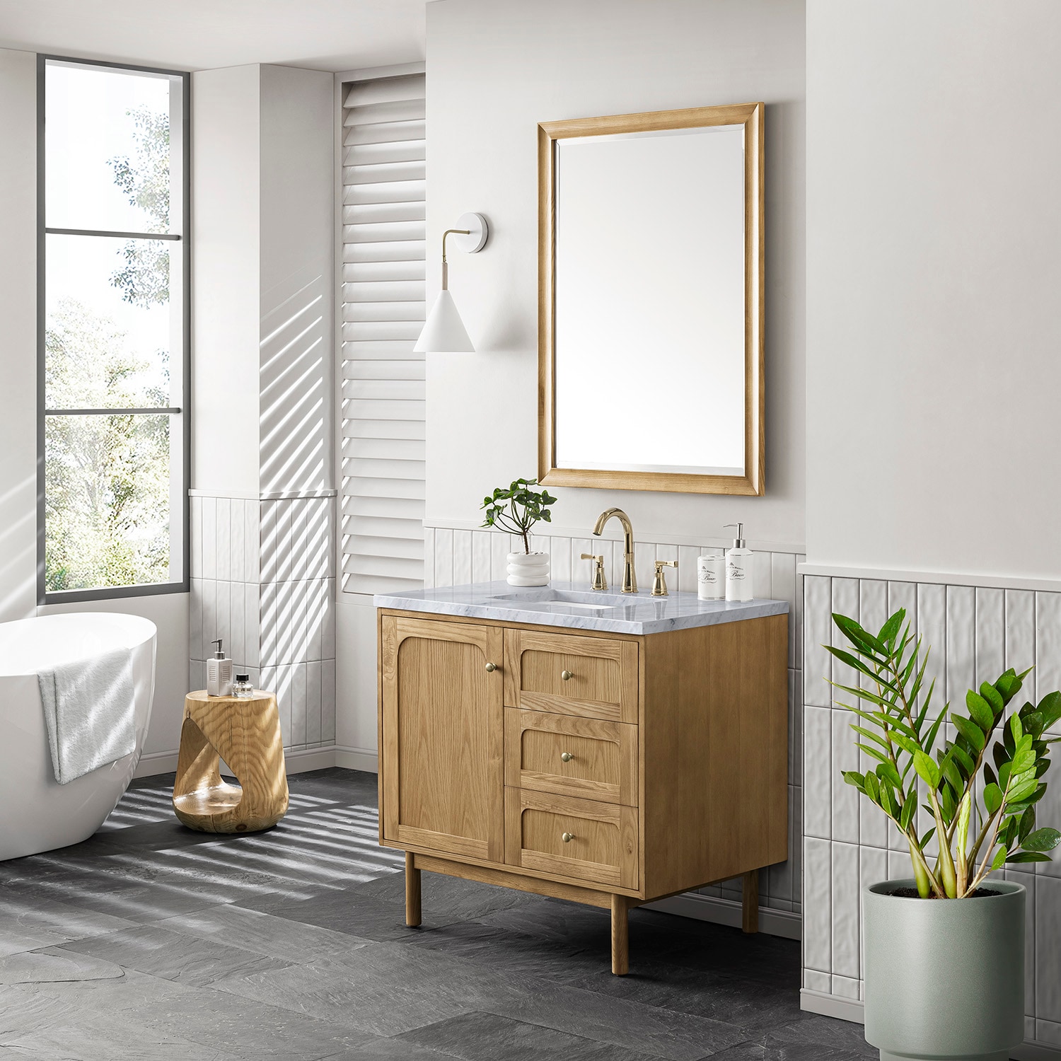 James Martin Vanities 545-V36-LNO-3CAR Bath-Vanity-Combo - View #4