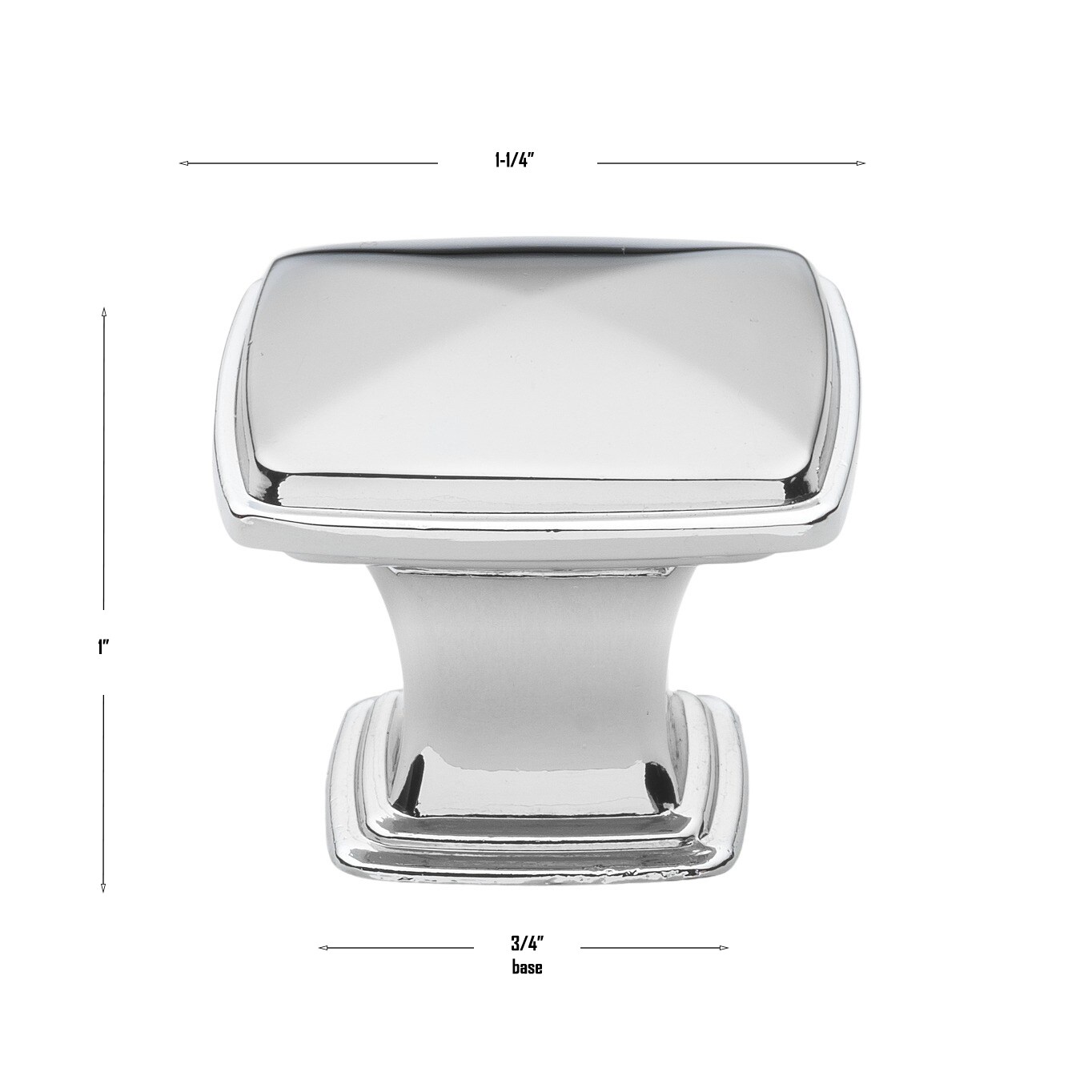 GlideRite Hardware 81091-PC-10 Cabinet-Pulls - View #4