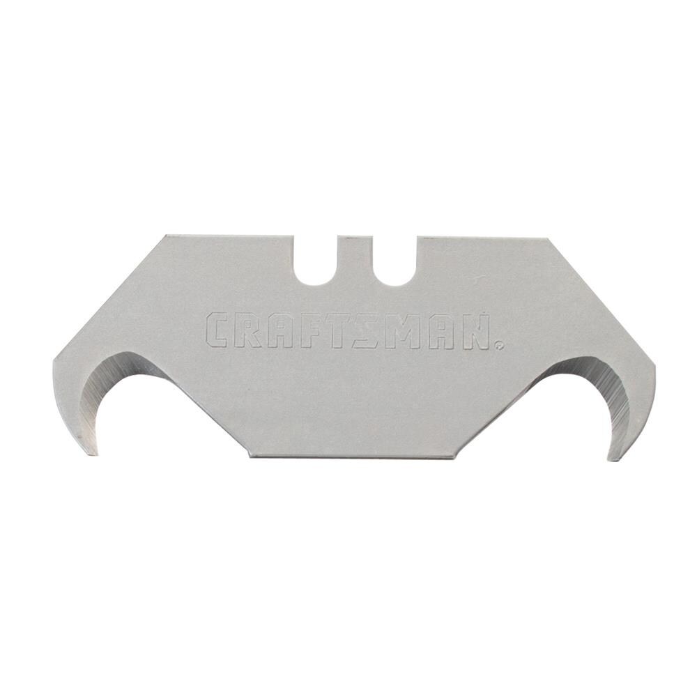 Craftsman Carbon Steel 3 4-in Hook Utility Razor Blade(50-pack) In The 