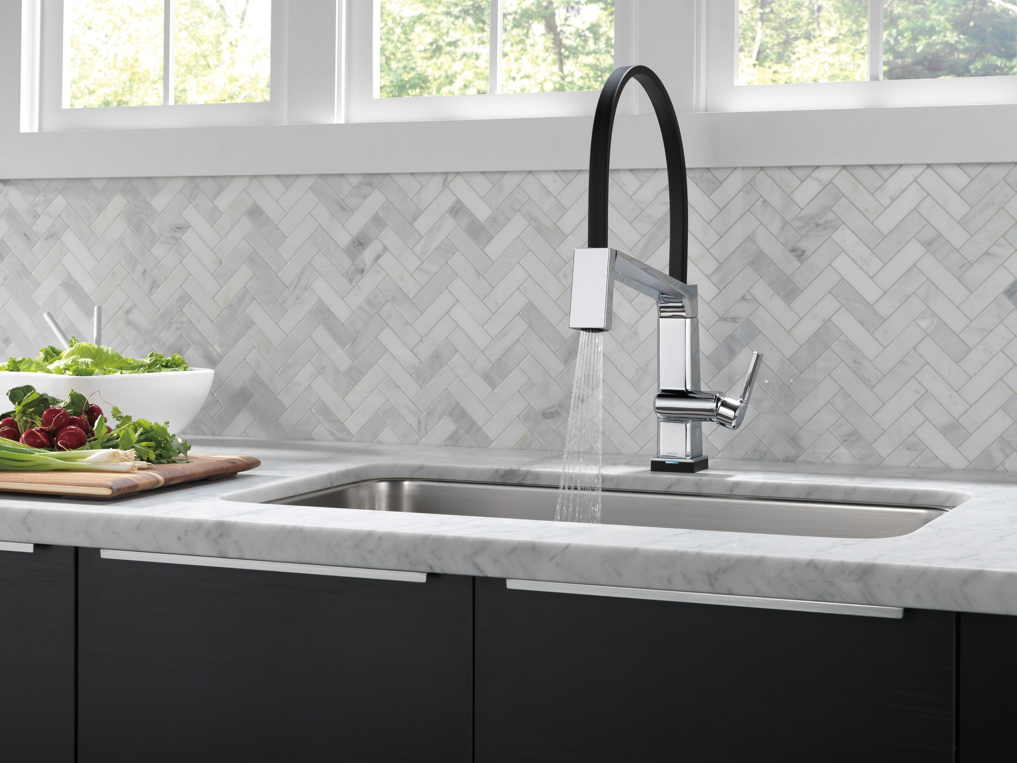 Delta 9693T-PN-DST Kitchen-Faucets - View #3