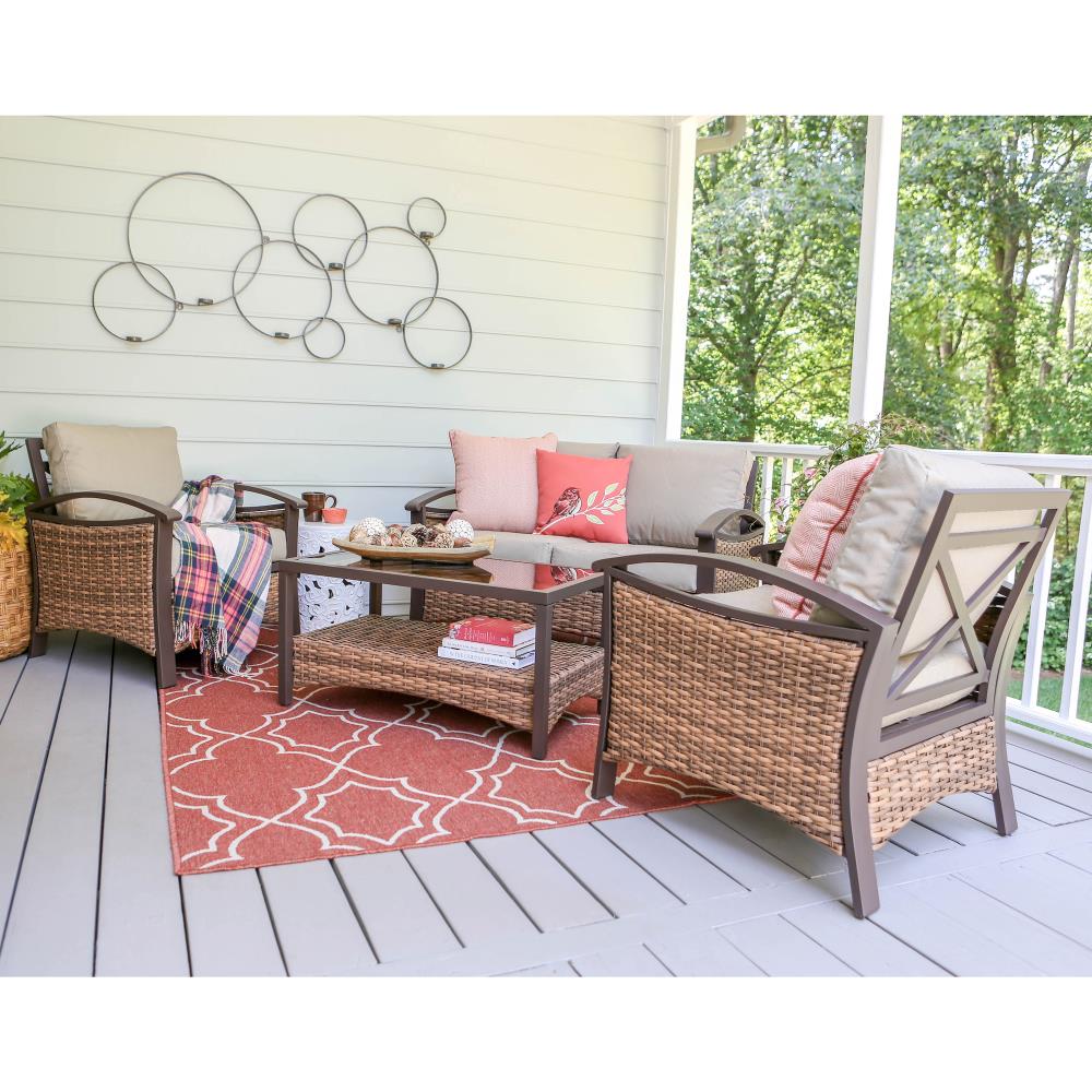 Leisure Made 788546-TAN Patio-Conversation-Sets - View #2