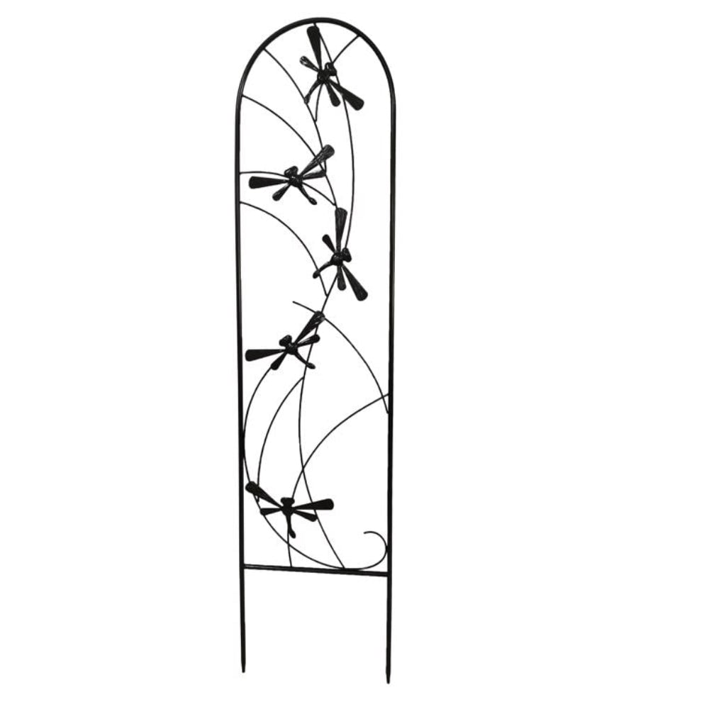 Living Accents -  Steel Pot Trellis Black 40 in